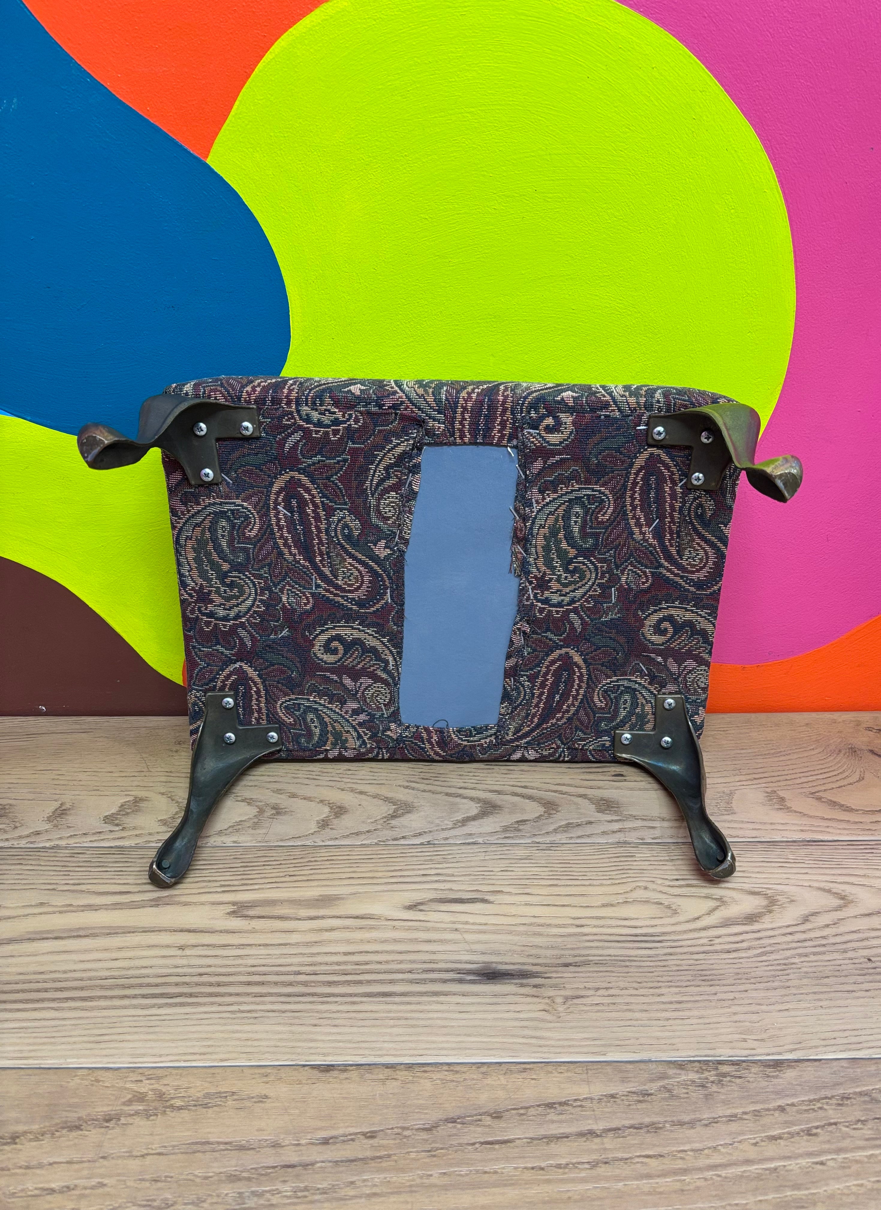 Small Patterned Footstool