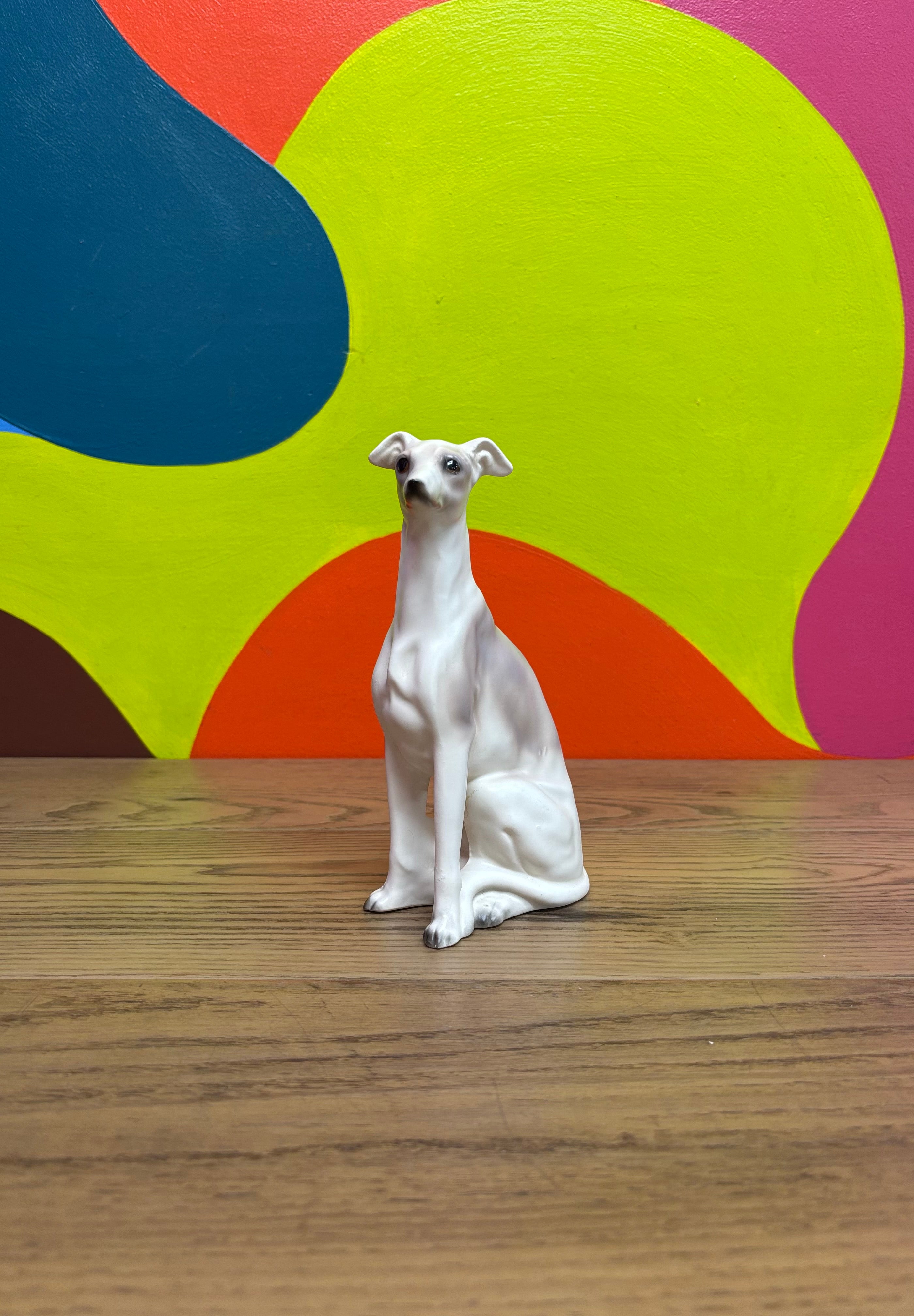 Porcelain Greyhound Figurine