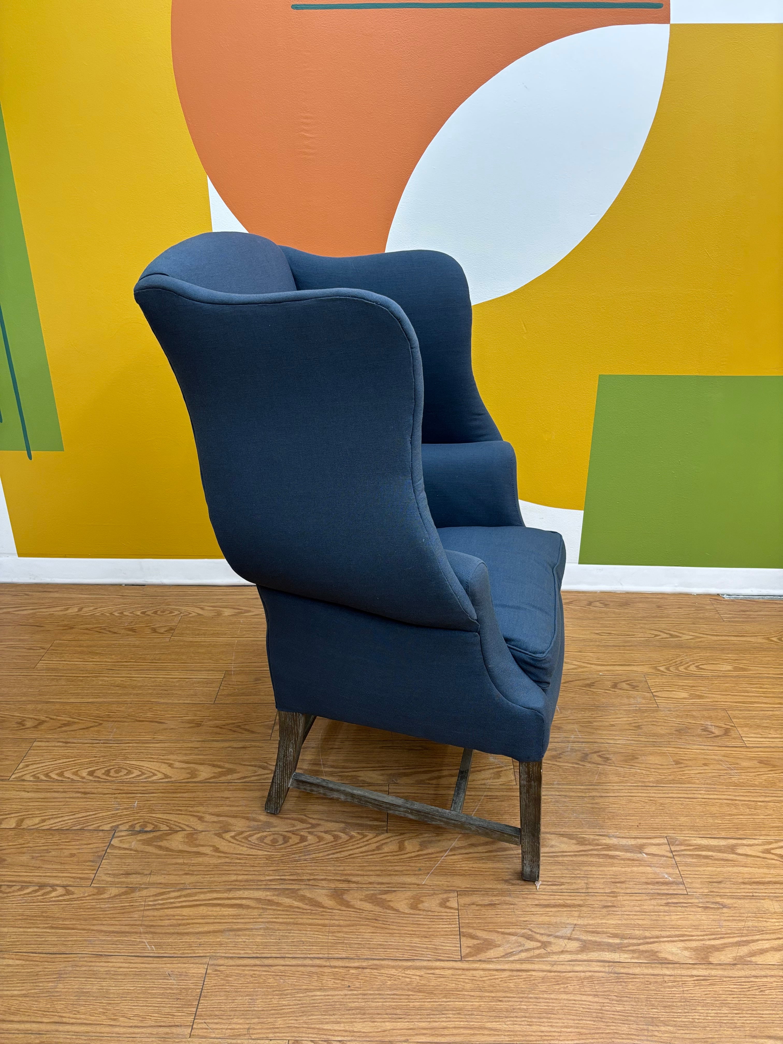 Navy Armchair
