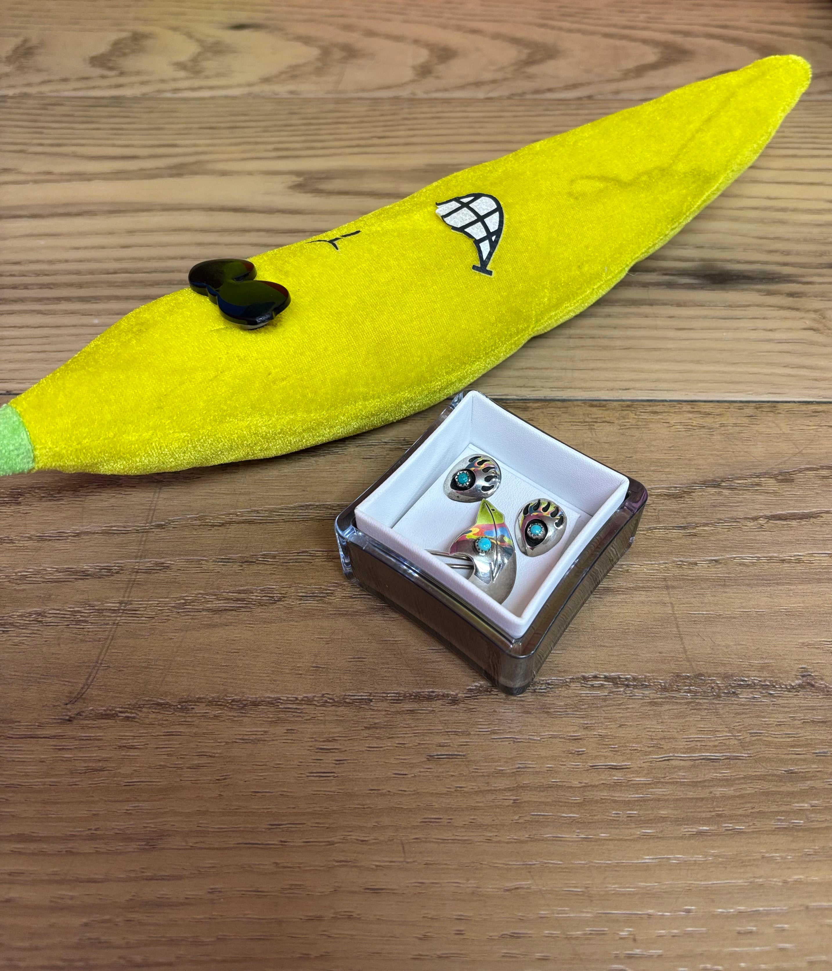 Paw Earrings with Matching Clip