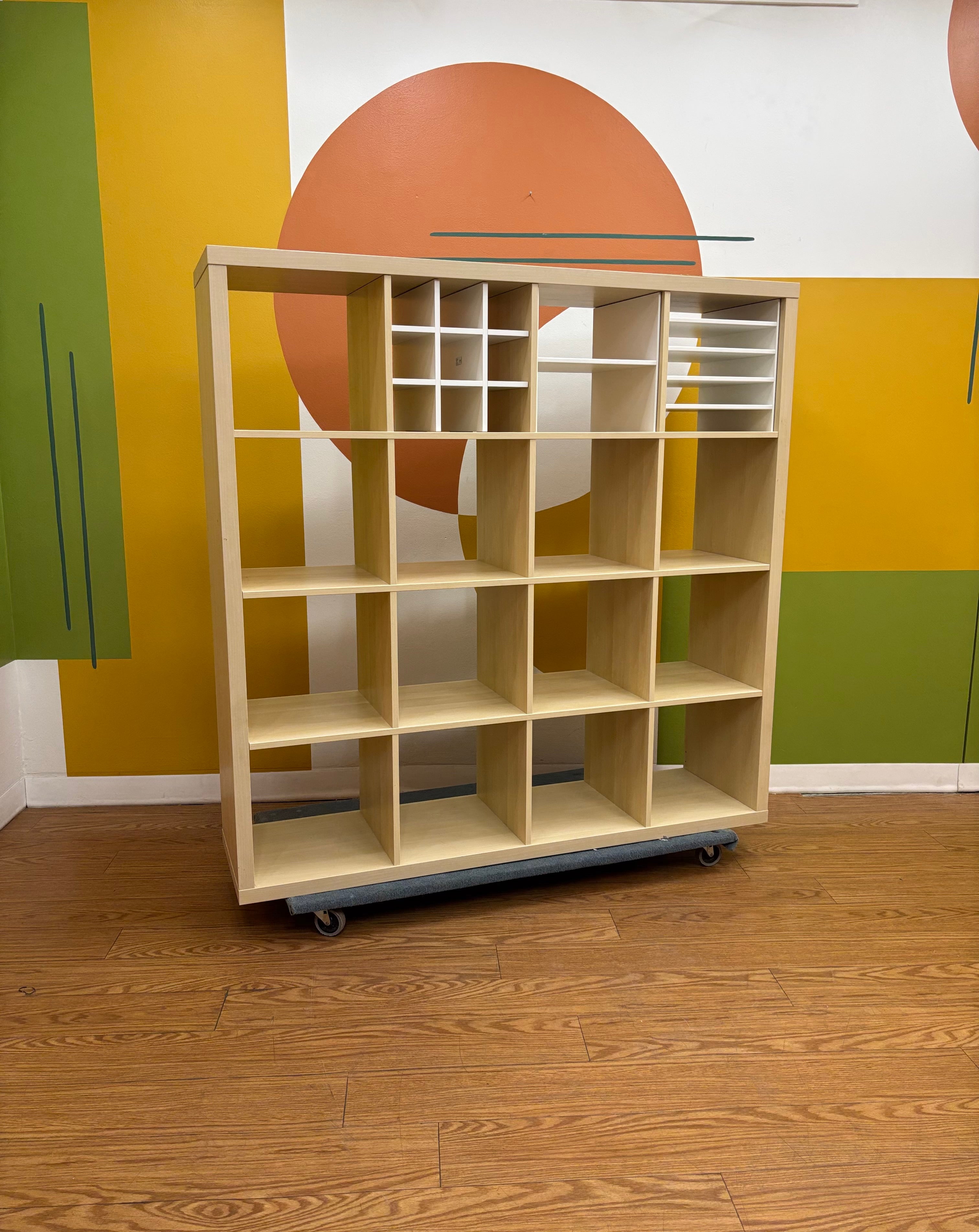 16 Cube Kallax Shelf with Inserts