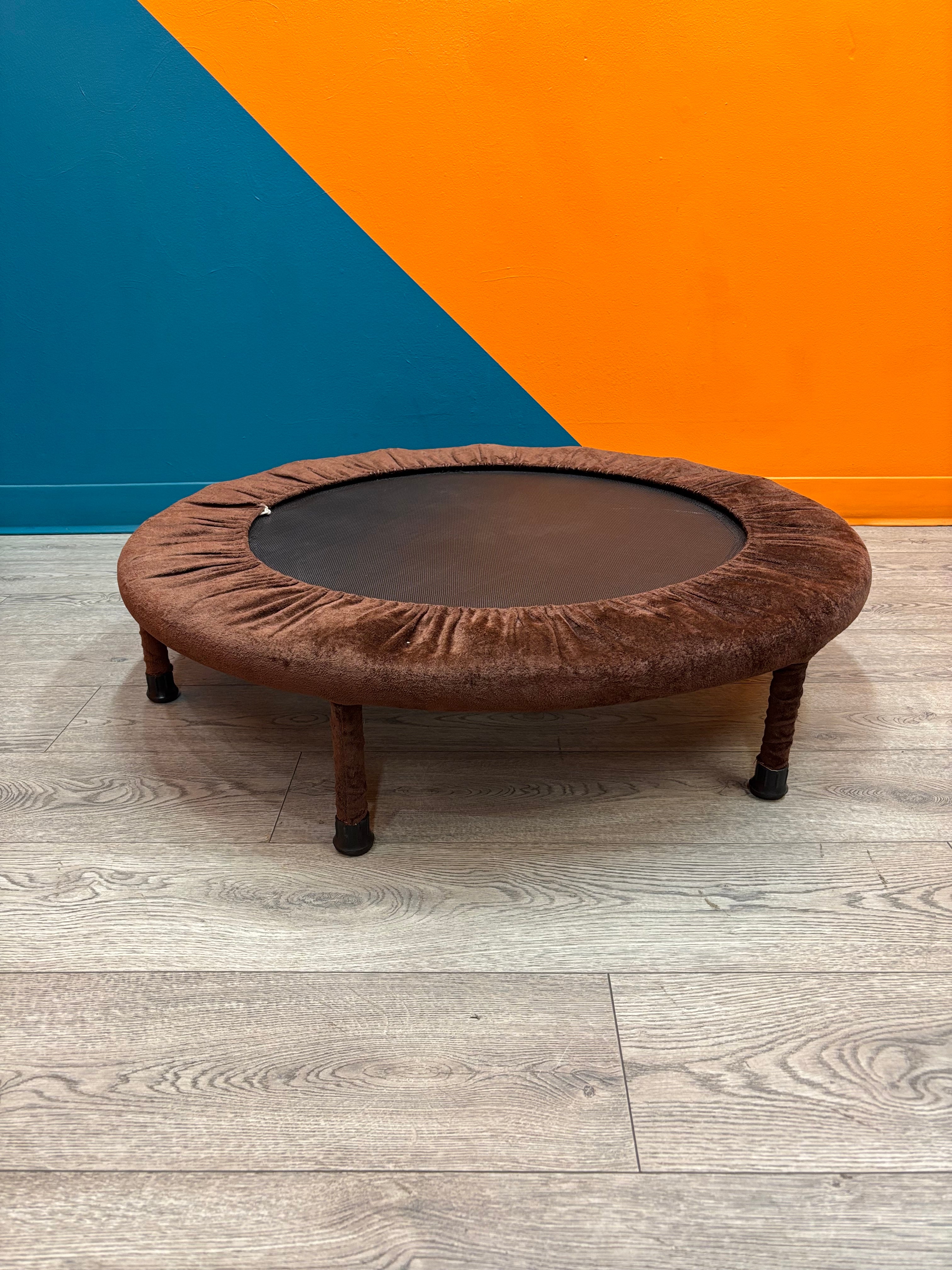 Small Brown Velvet Trampoline