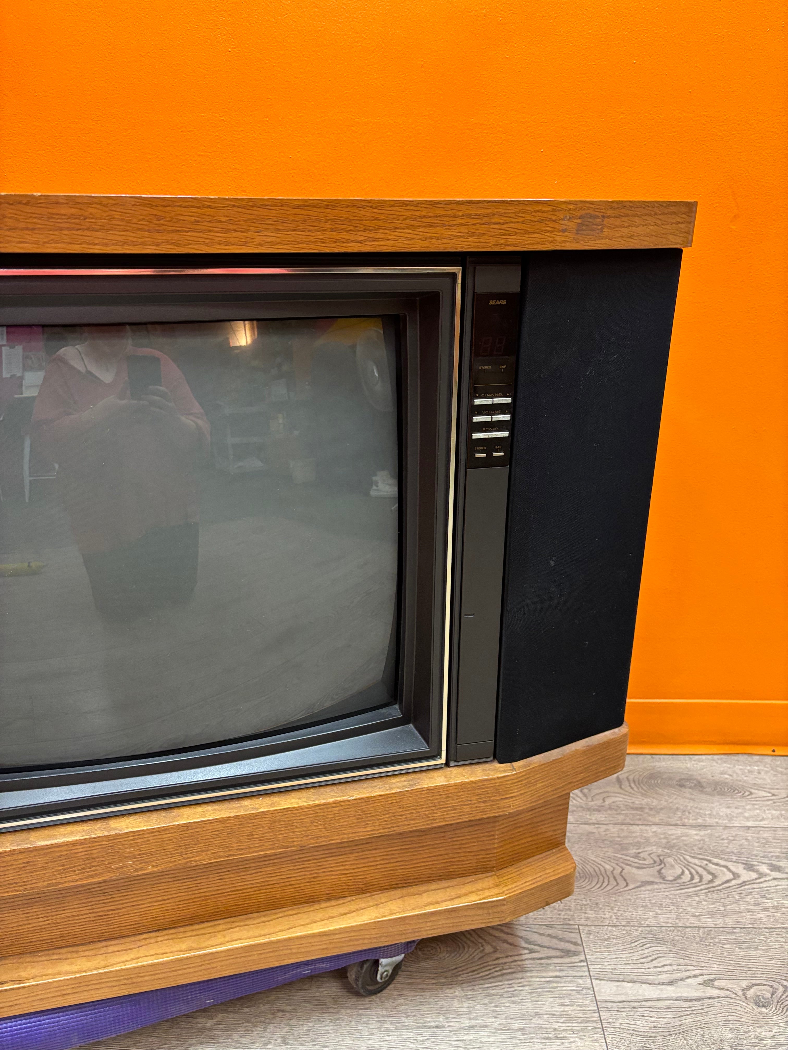 Large Console TV
