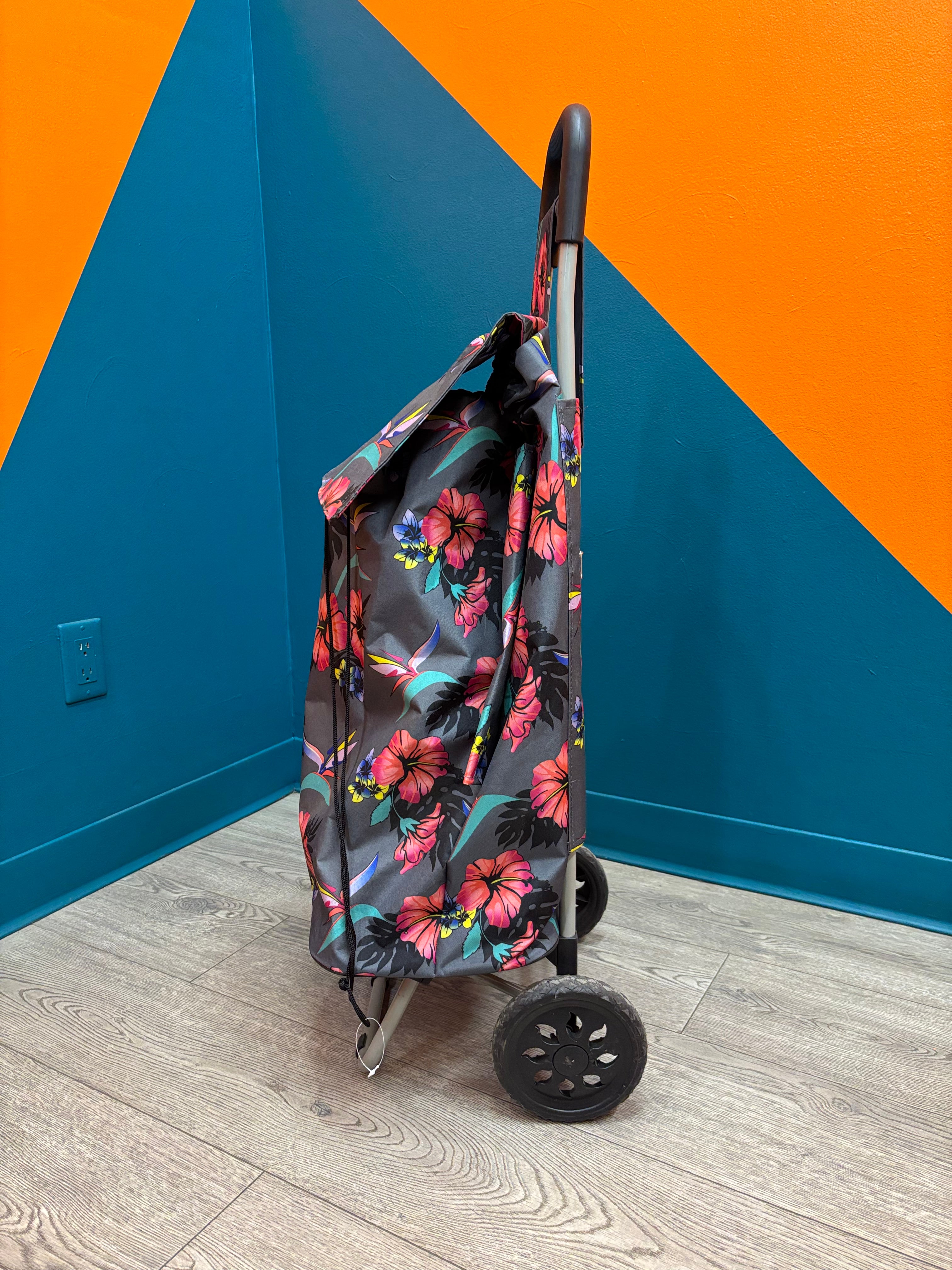 Floral Trolley Cart