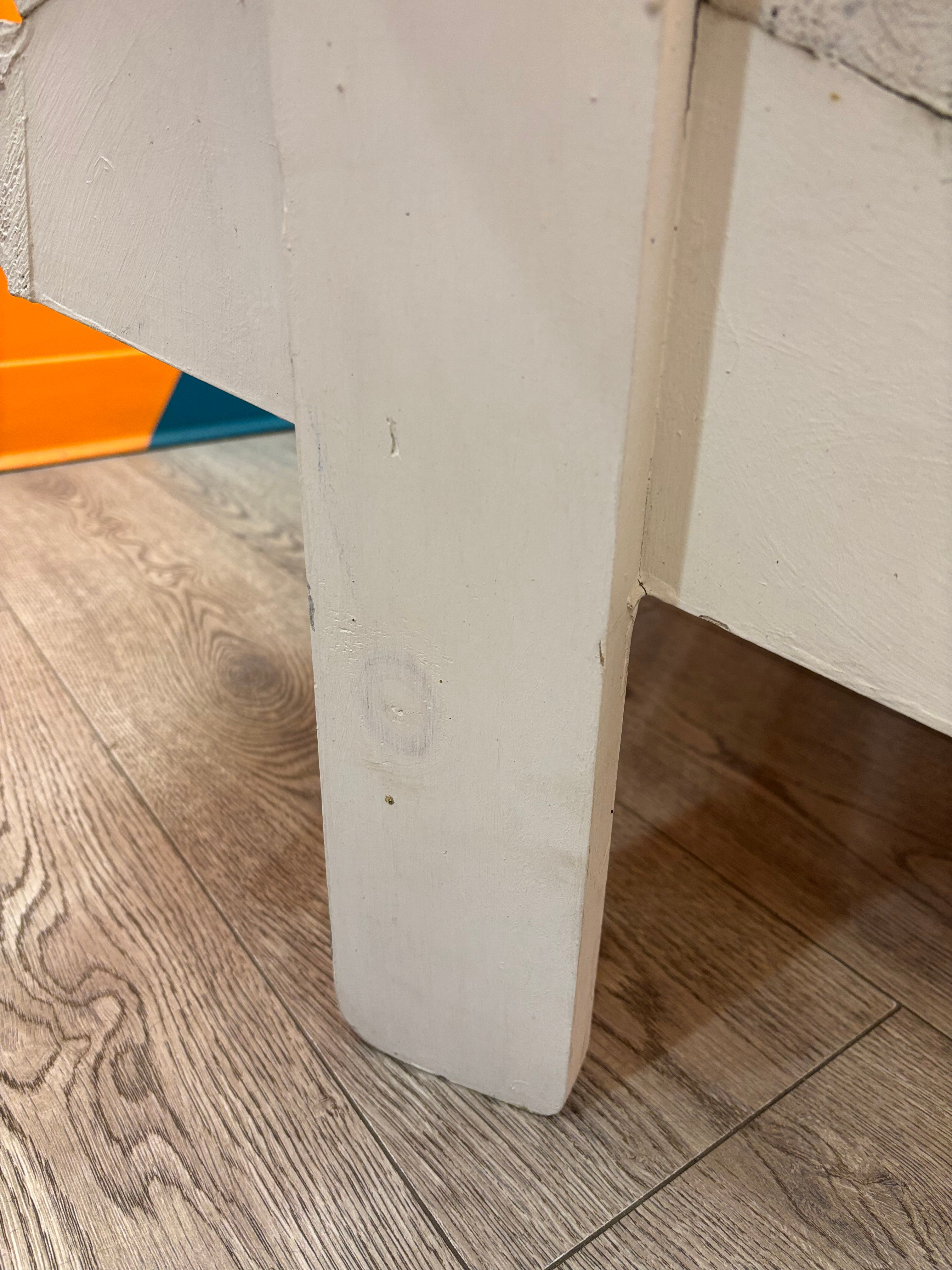 White Wood Adirondack Lounge Chair #2