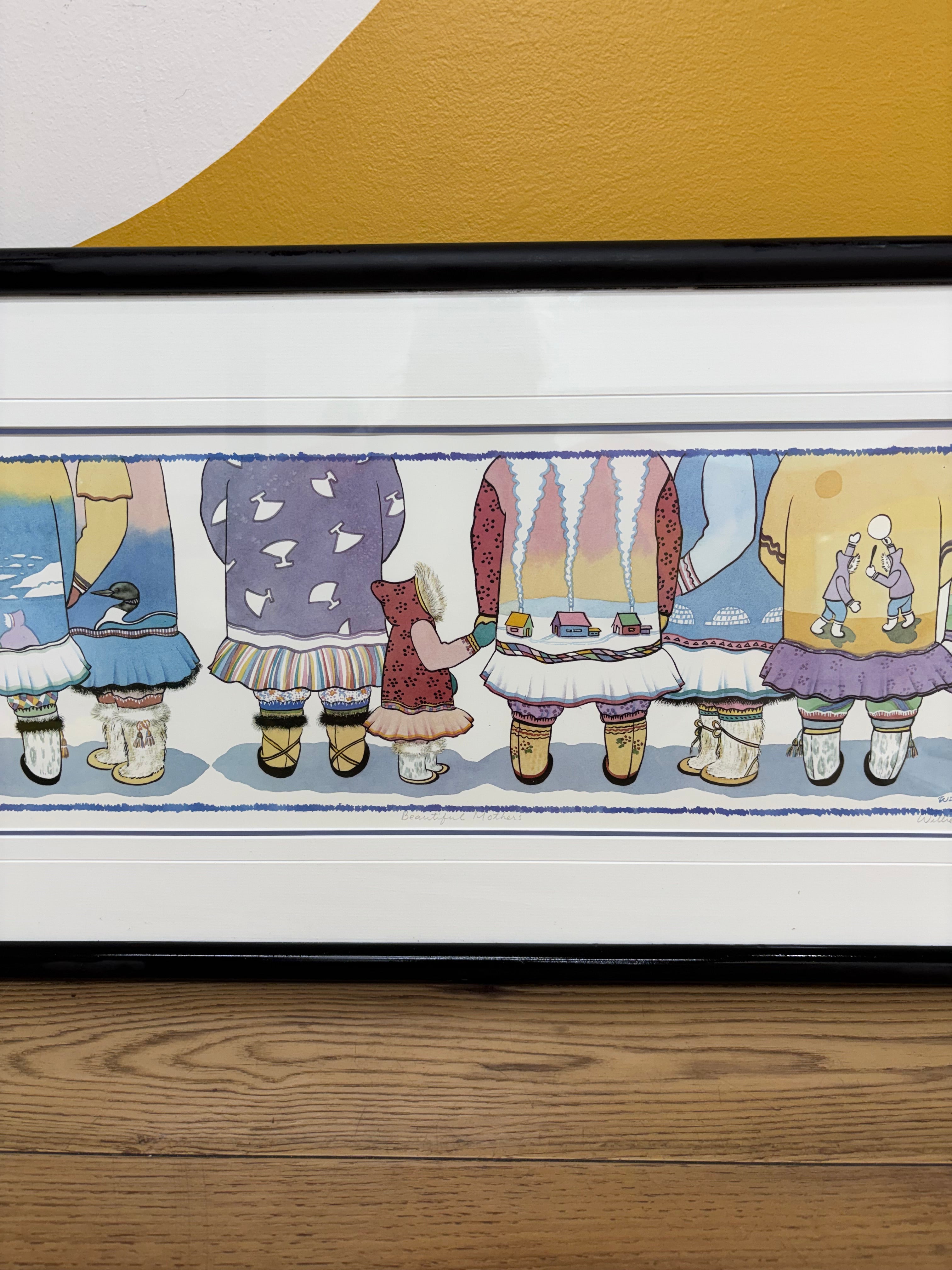 Beautiful Mothers Framed Print by Willie Wong