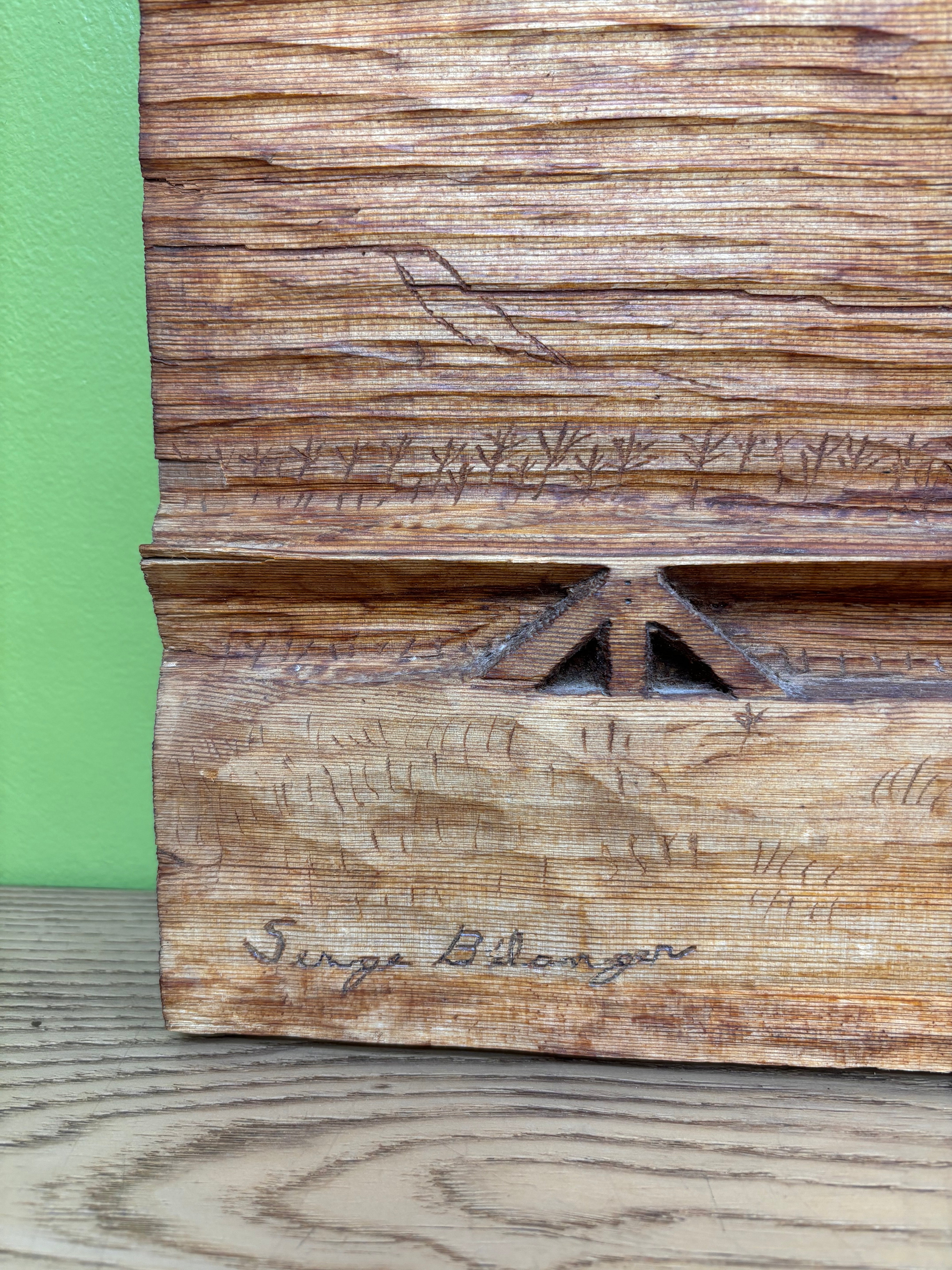 Carved Wood Art