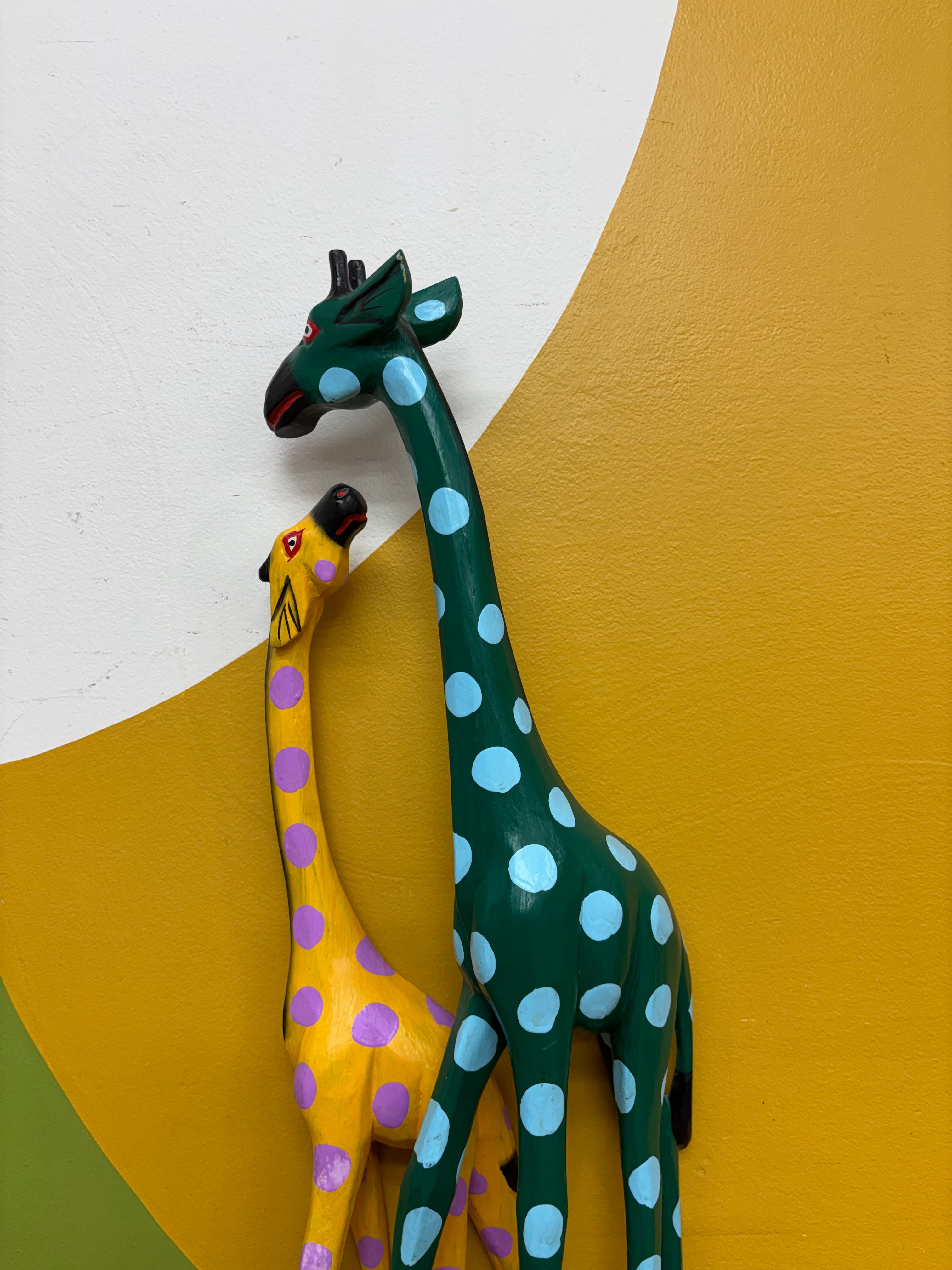 Polka Dot Giraffe Statue