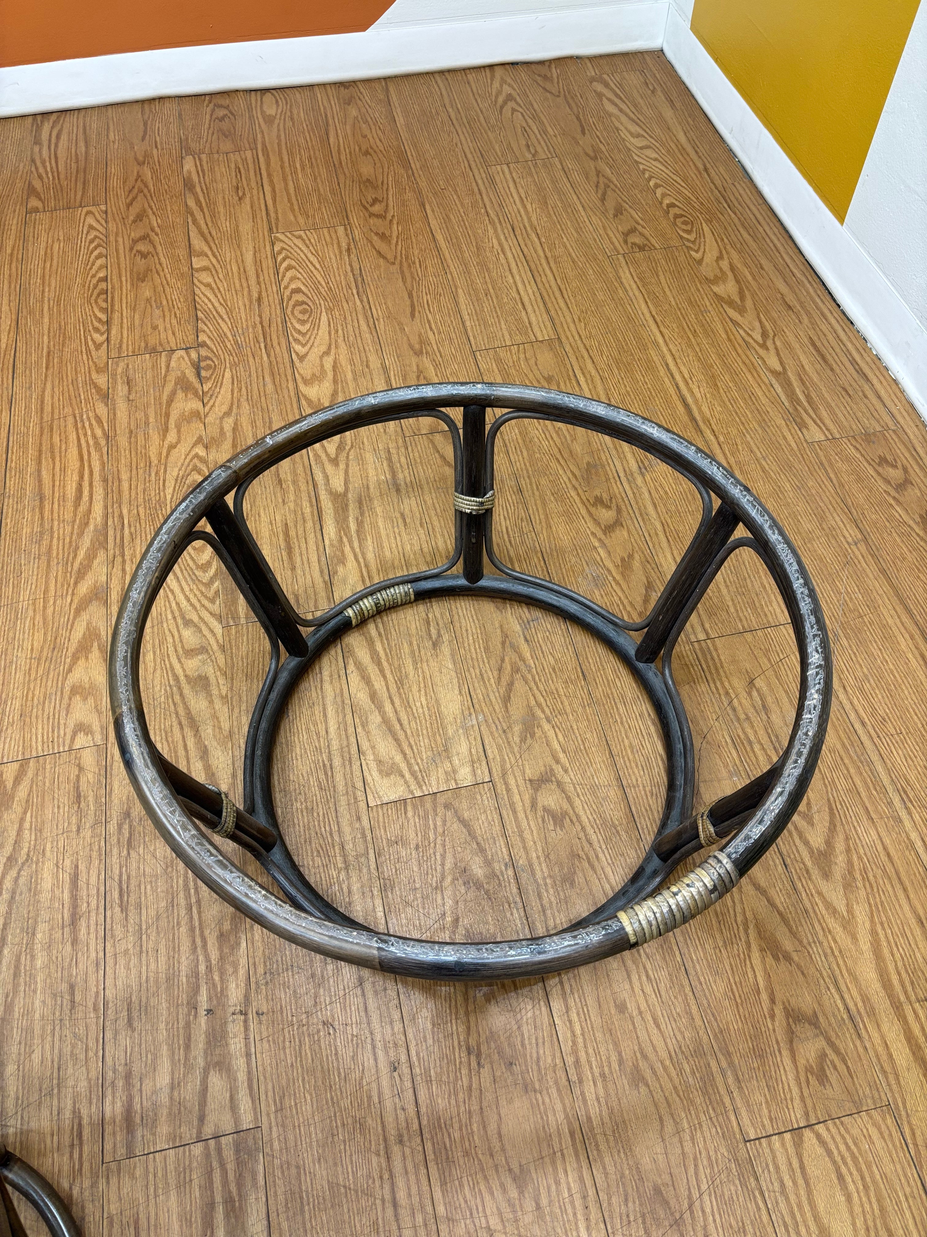 Papasan Chair and Stool