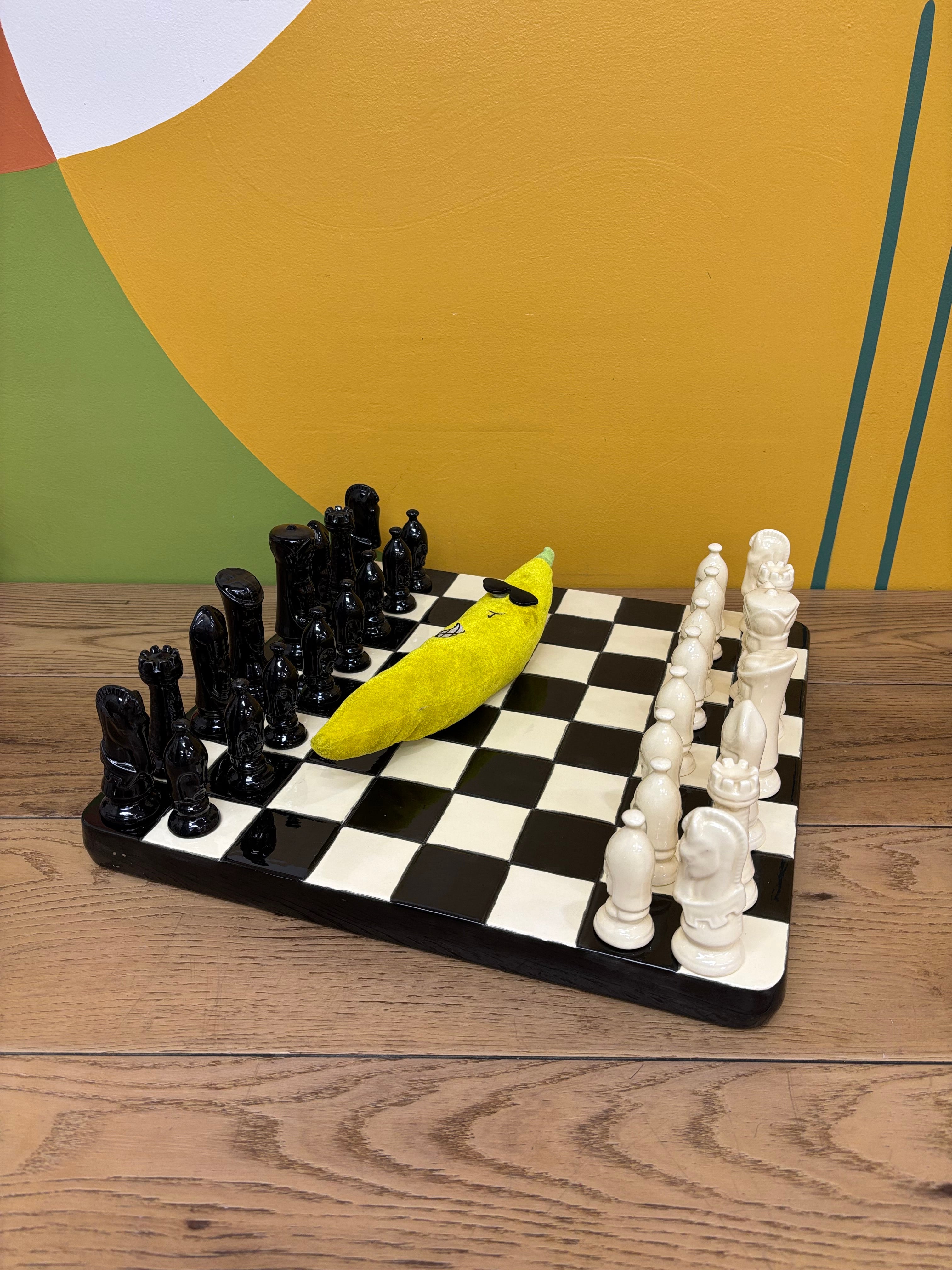 Large Ceramic Chess Board