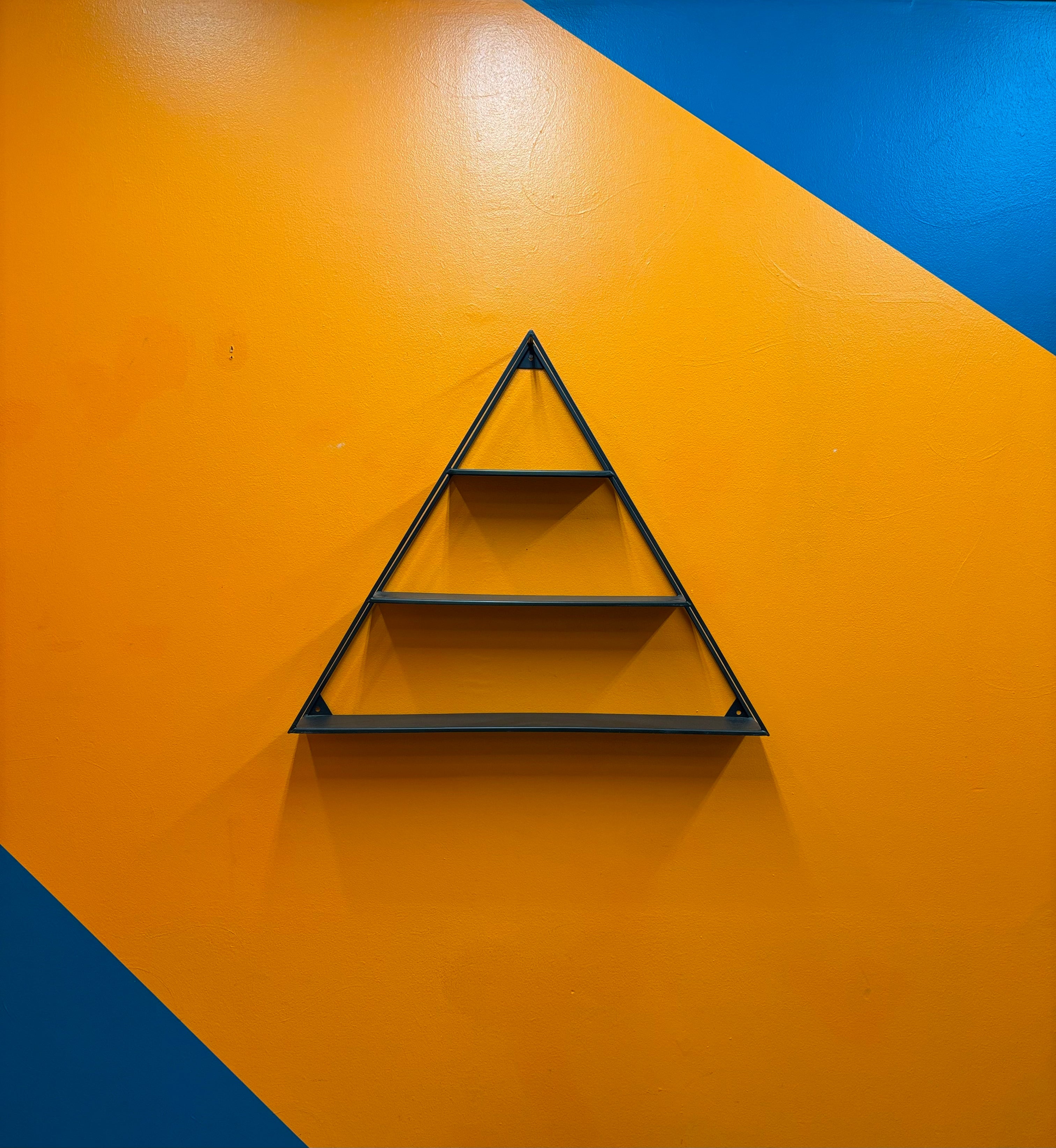 Wall Hanging Triangle Shelf (2 available)