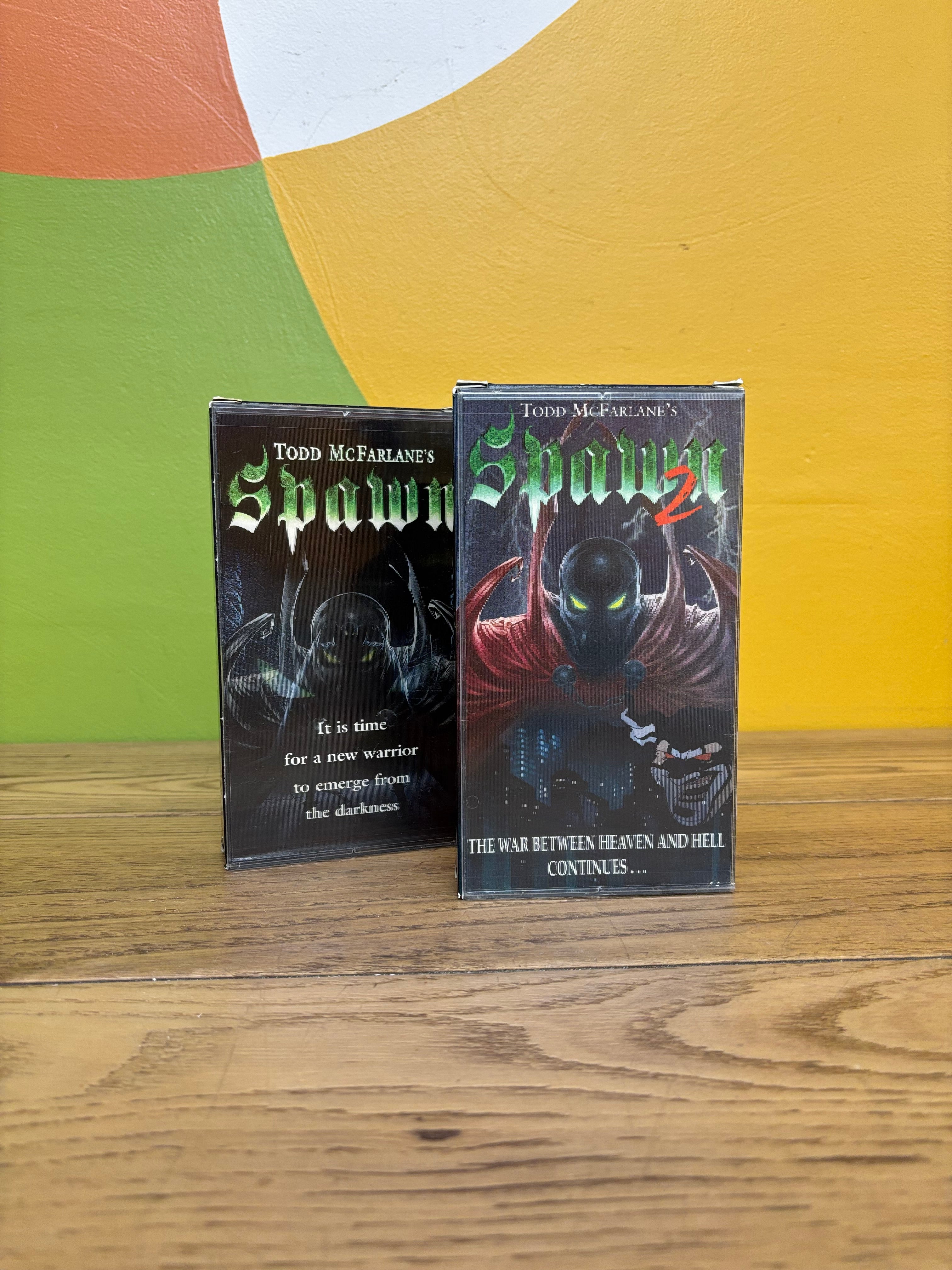 Spawn 1 & 2 VHS