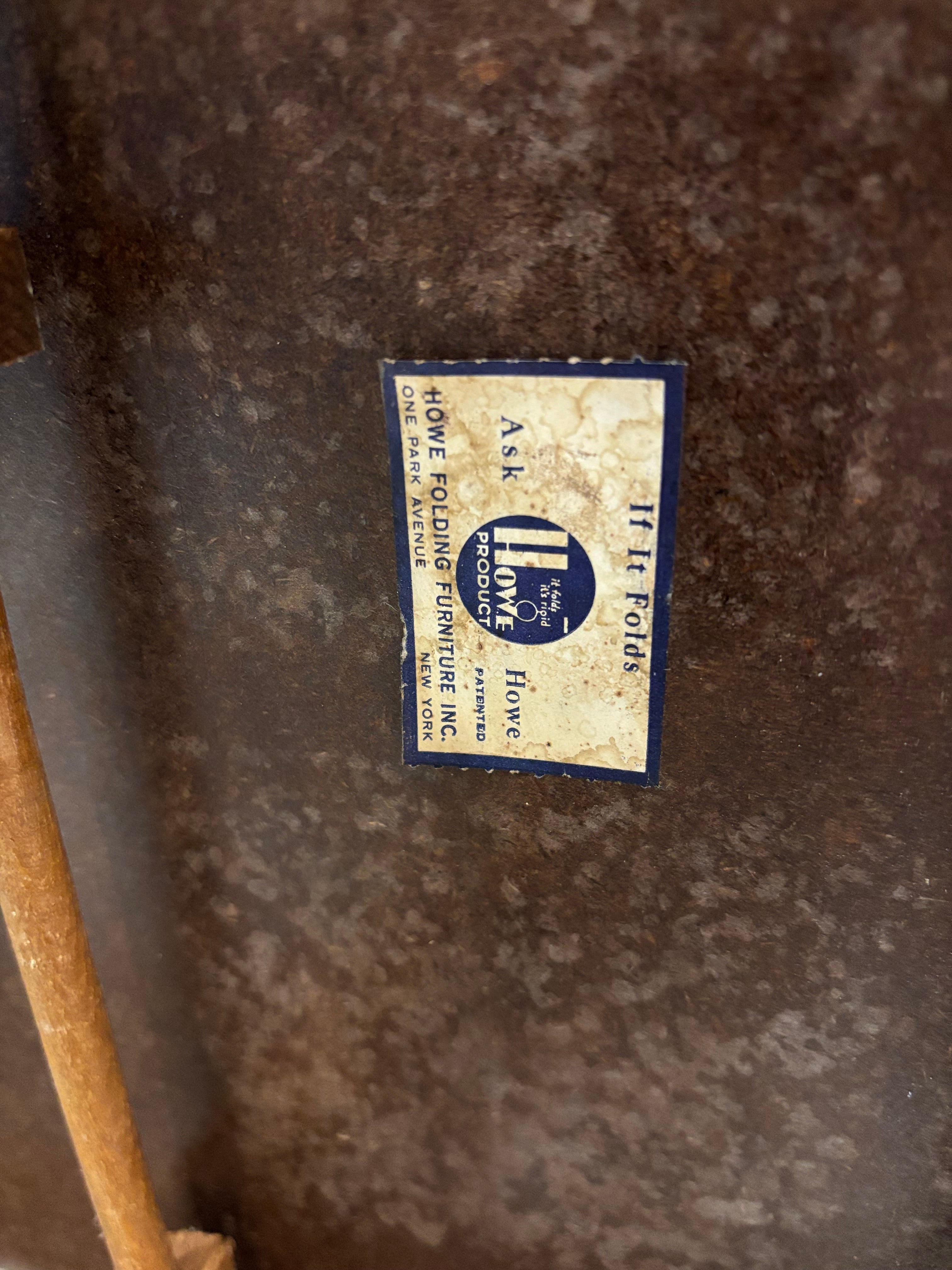 Howe Small Folding Table