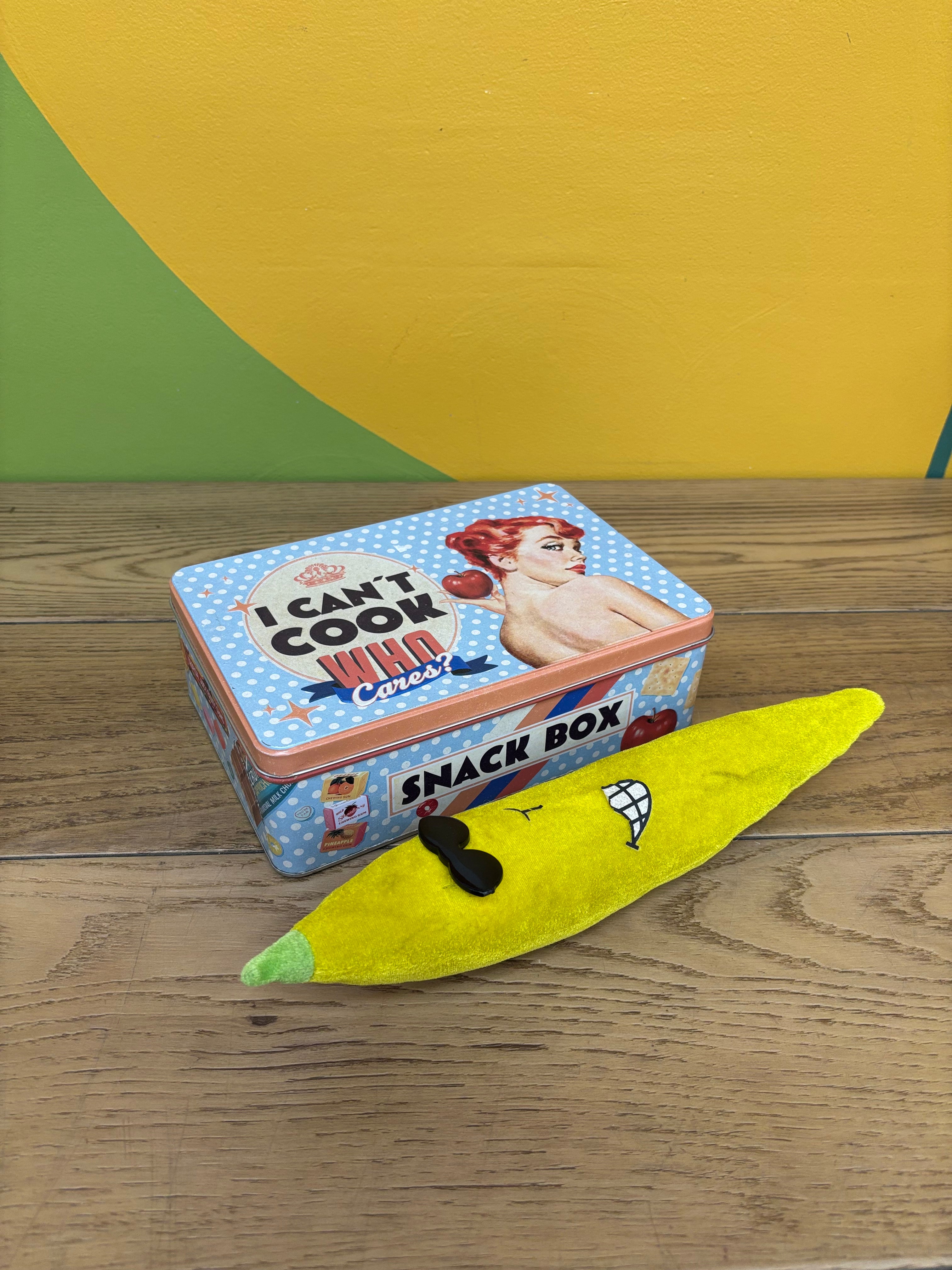 "I Can't Cook Who Cares?" Tin Snack Box