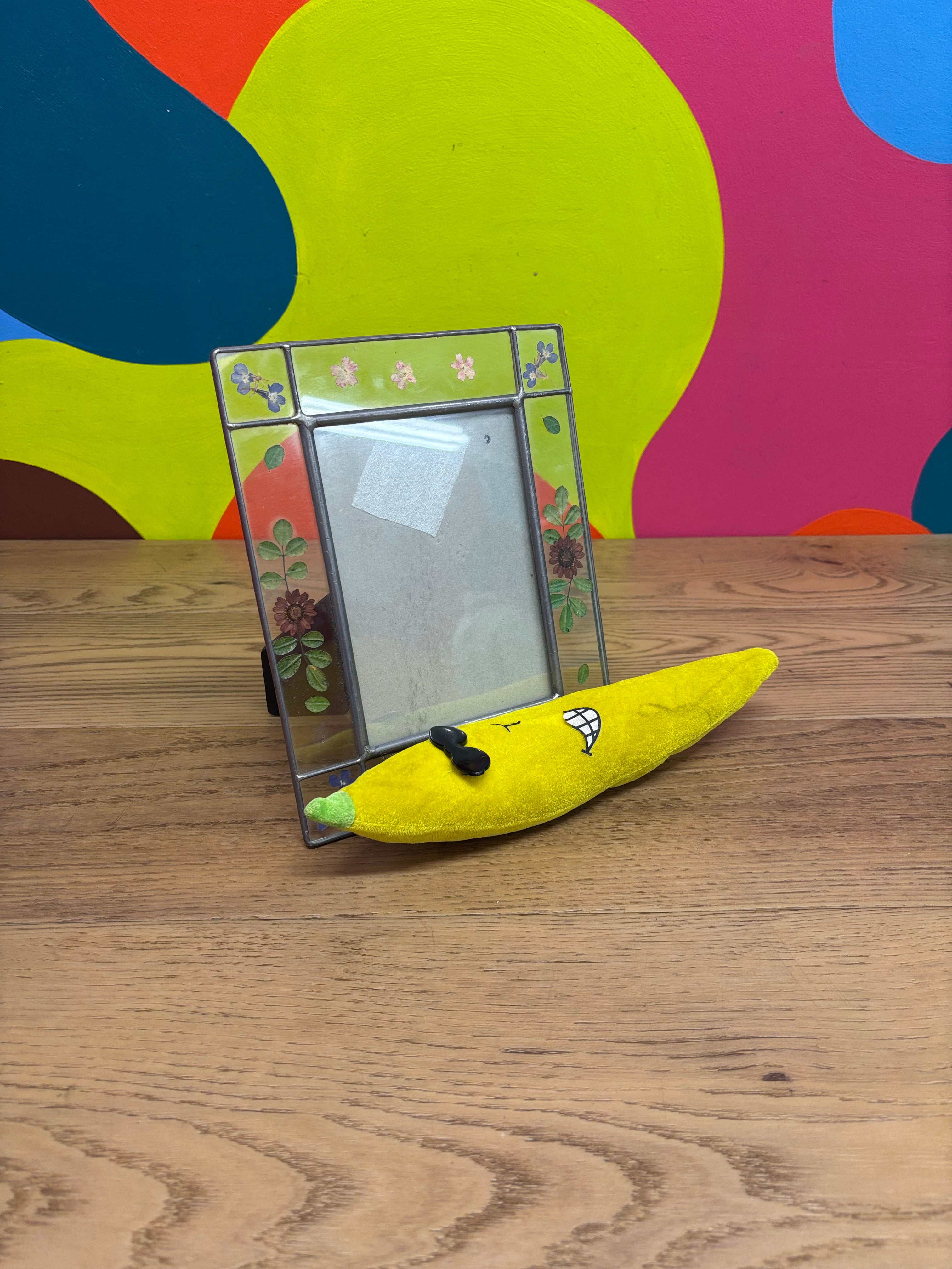 Dried Flower Glass 5 x 7 Picture Frame