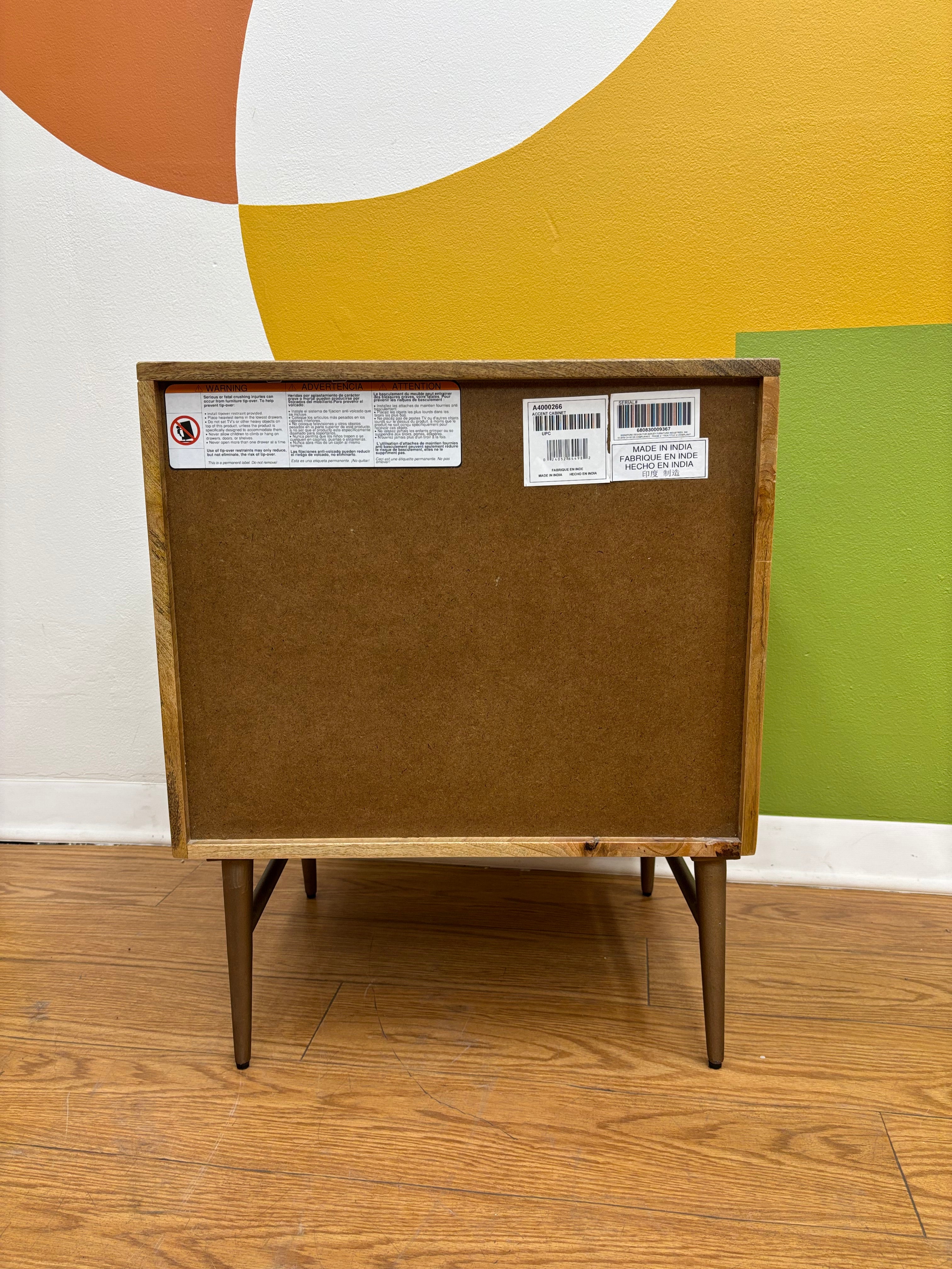 Wood Accent Cabinet