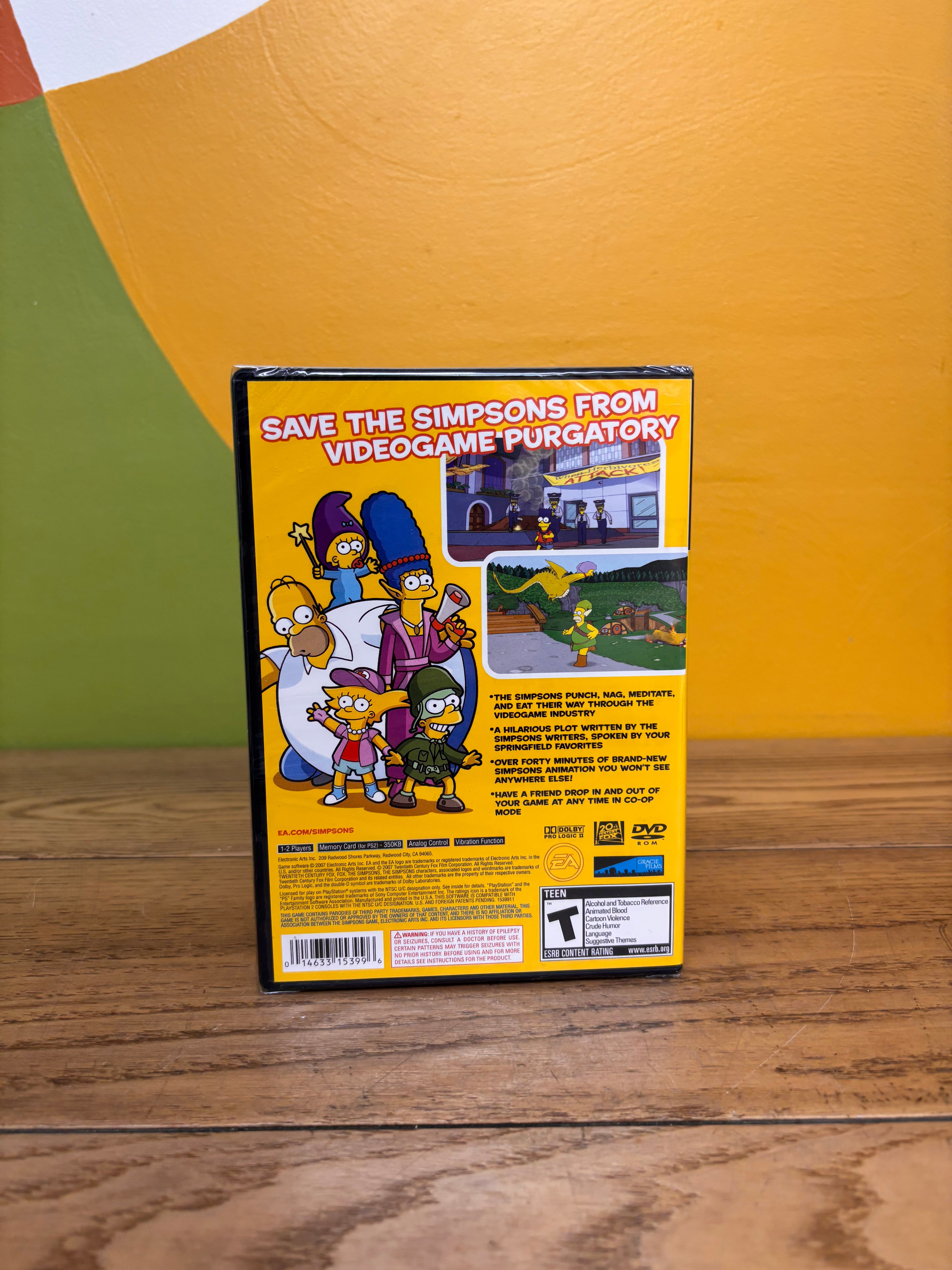 The Simpsons Game PlayStation 2 Game (SEALED)