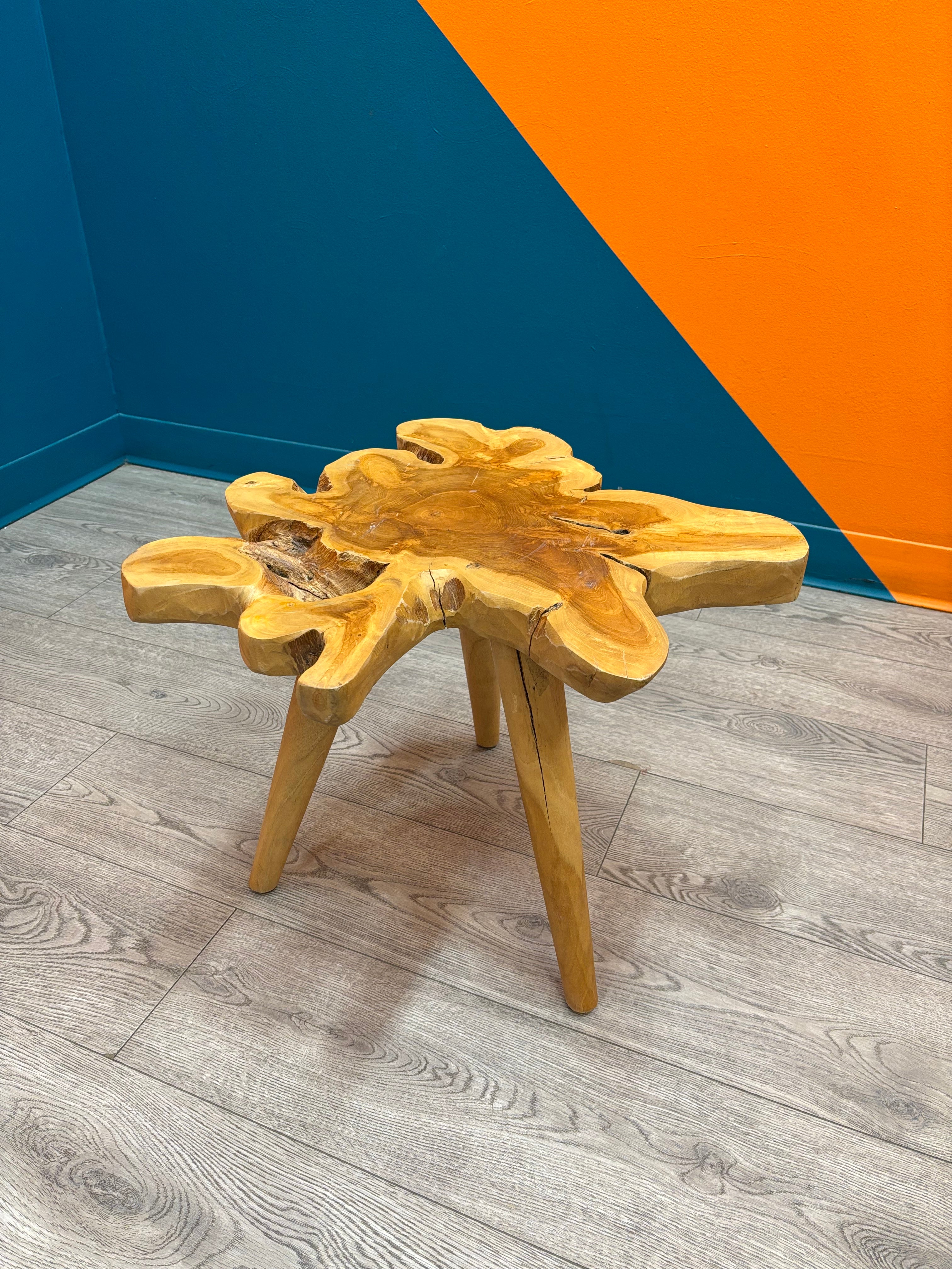 Wood Side Table