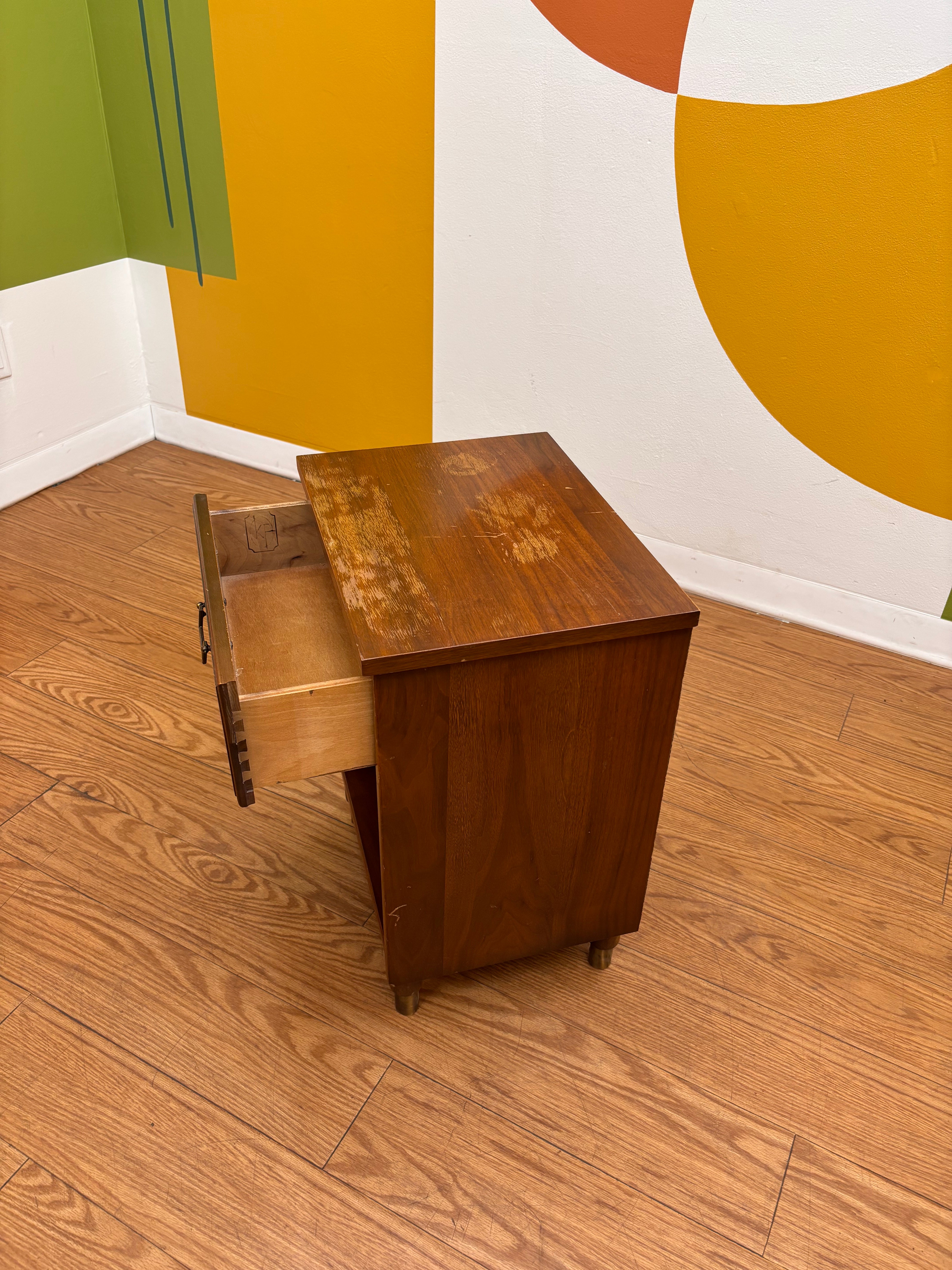 Wood Nightstand