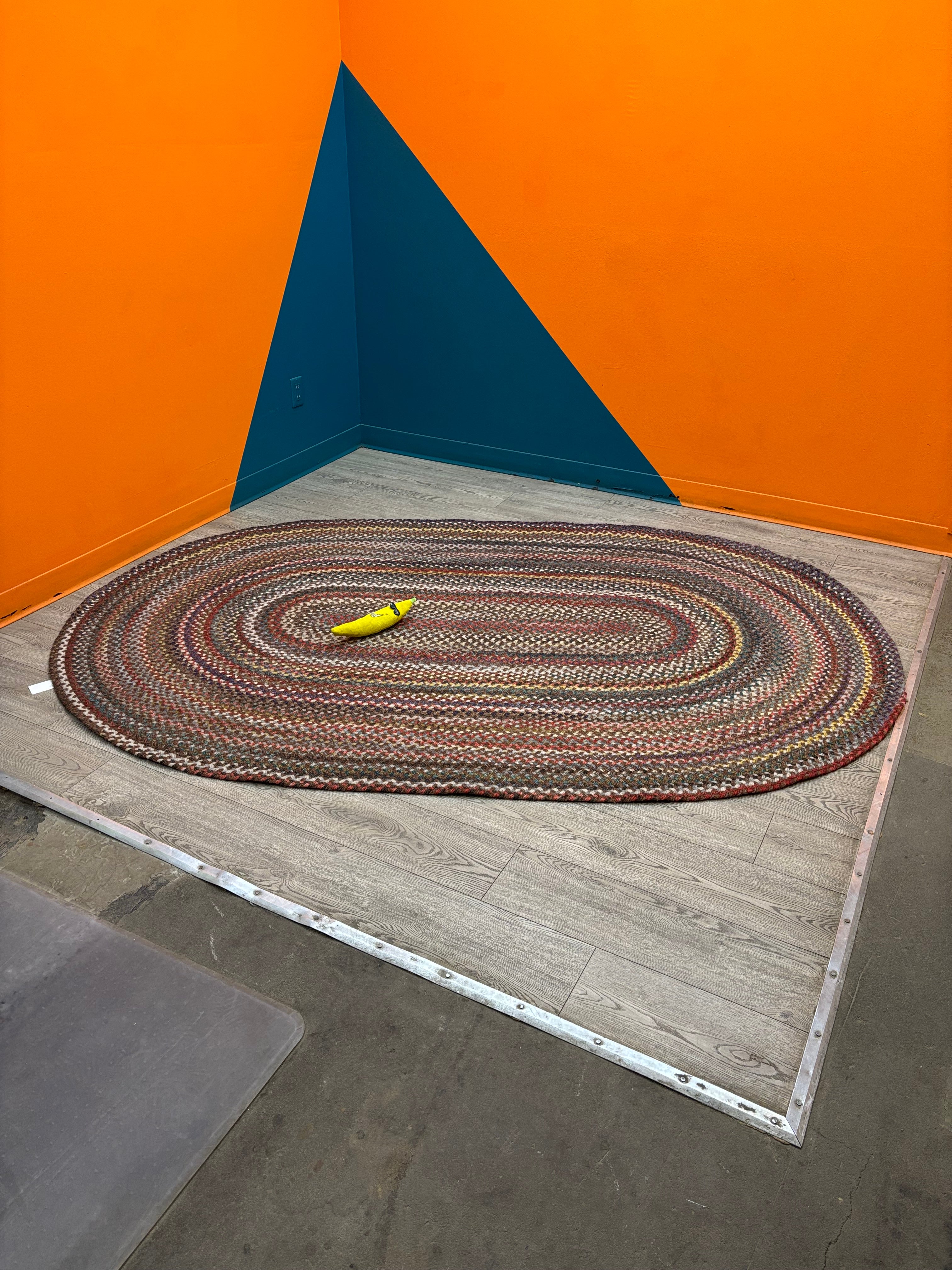 Woven Oval Area Rug #2