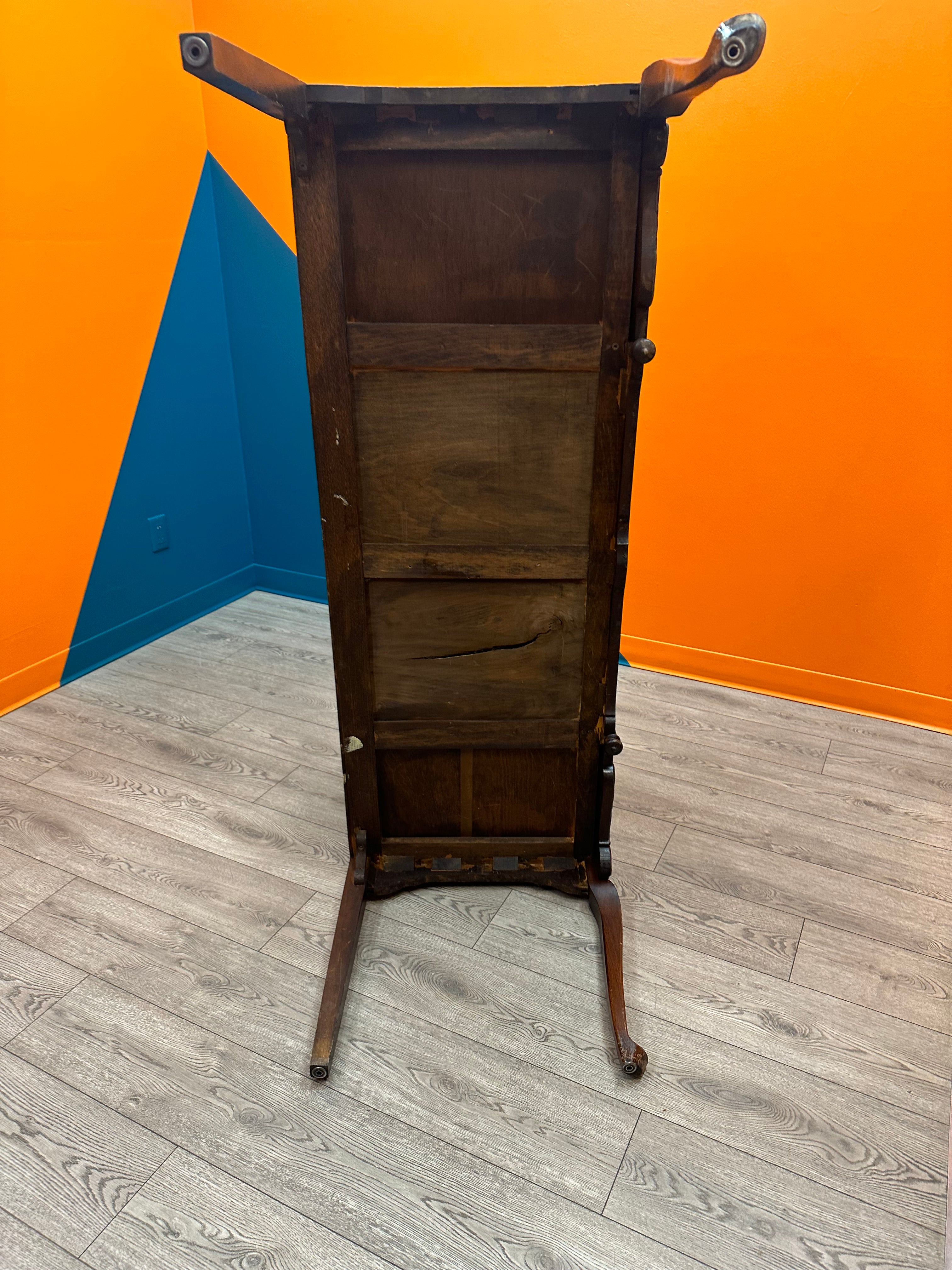 Dark Brown Wooden Dresser