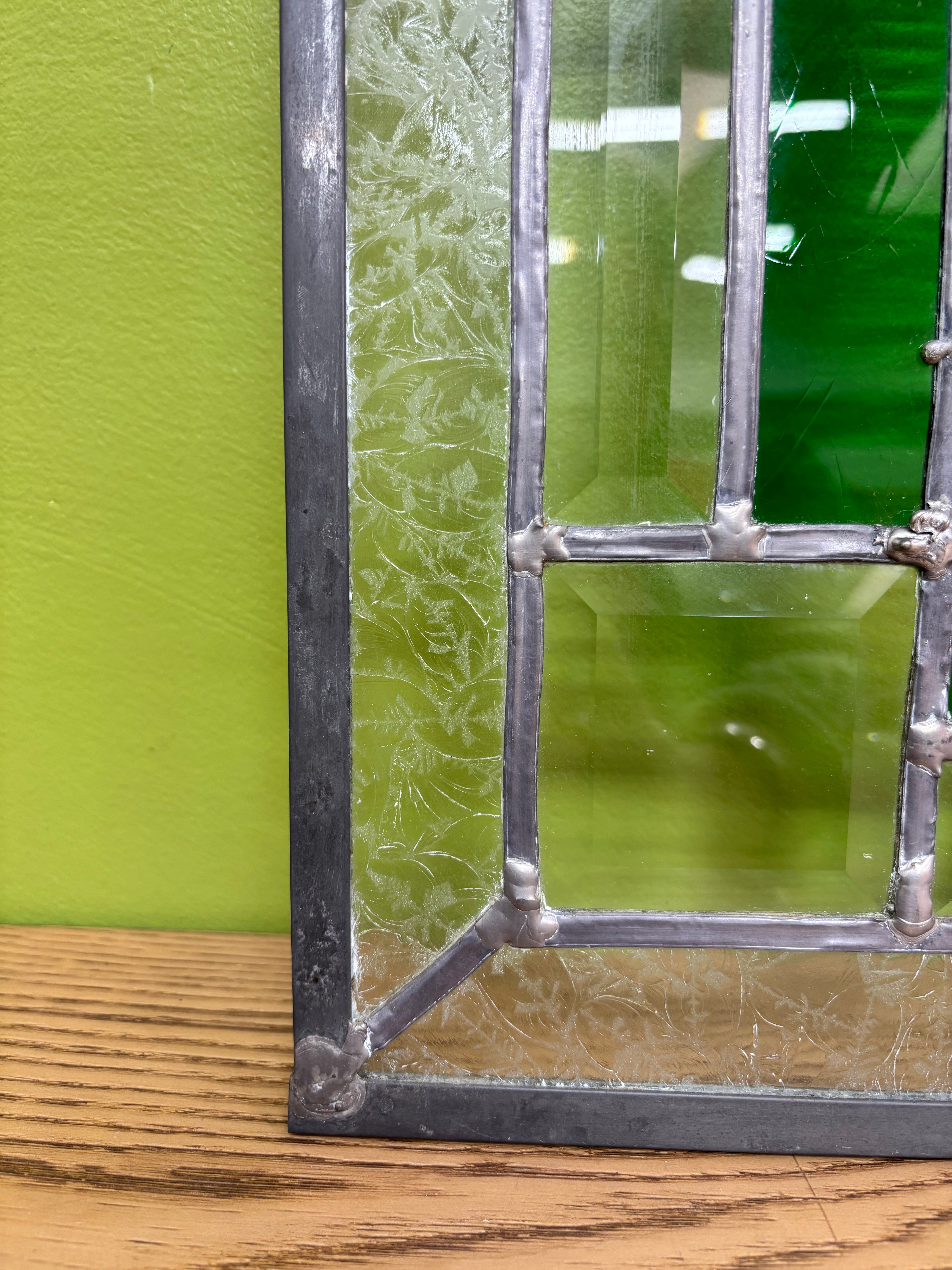 Large Stained Glass Window Panel