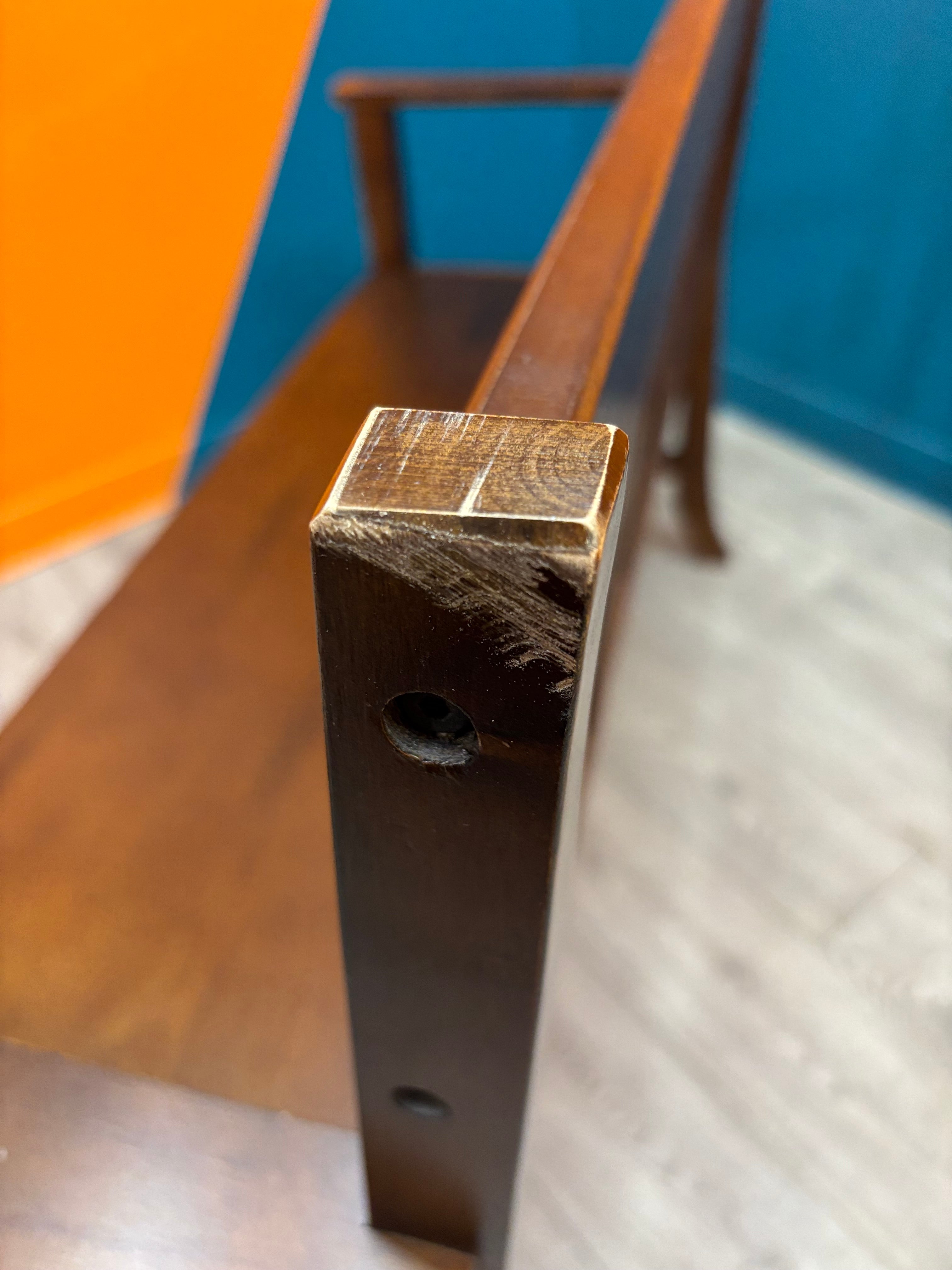 Wood Bench with Storage