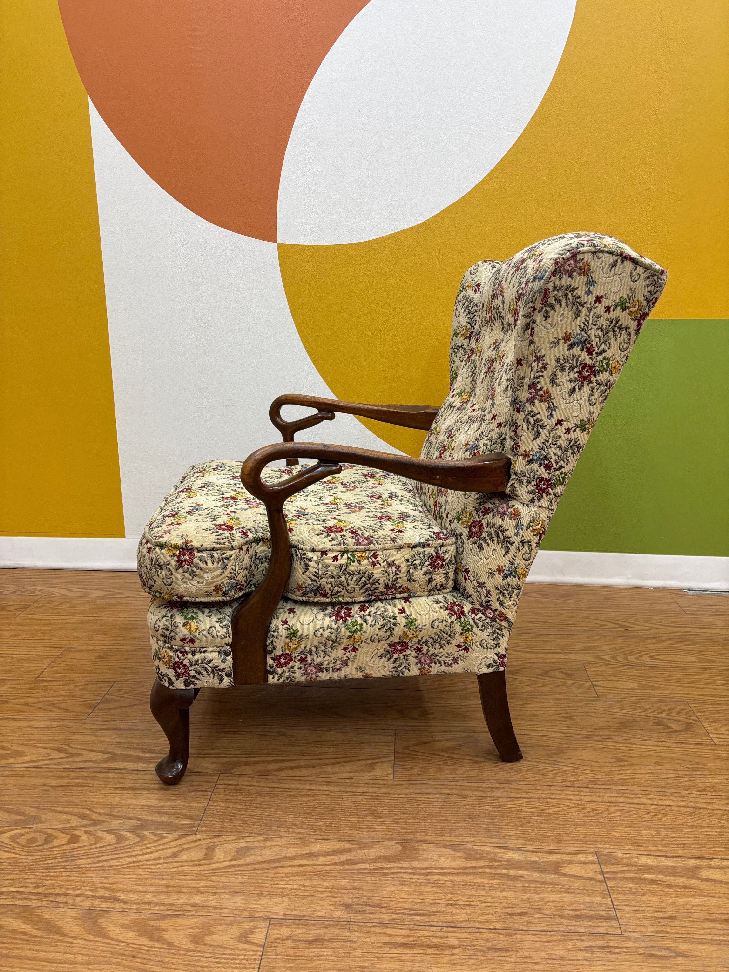 Floral Armchair