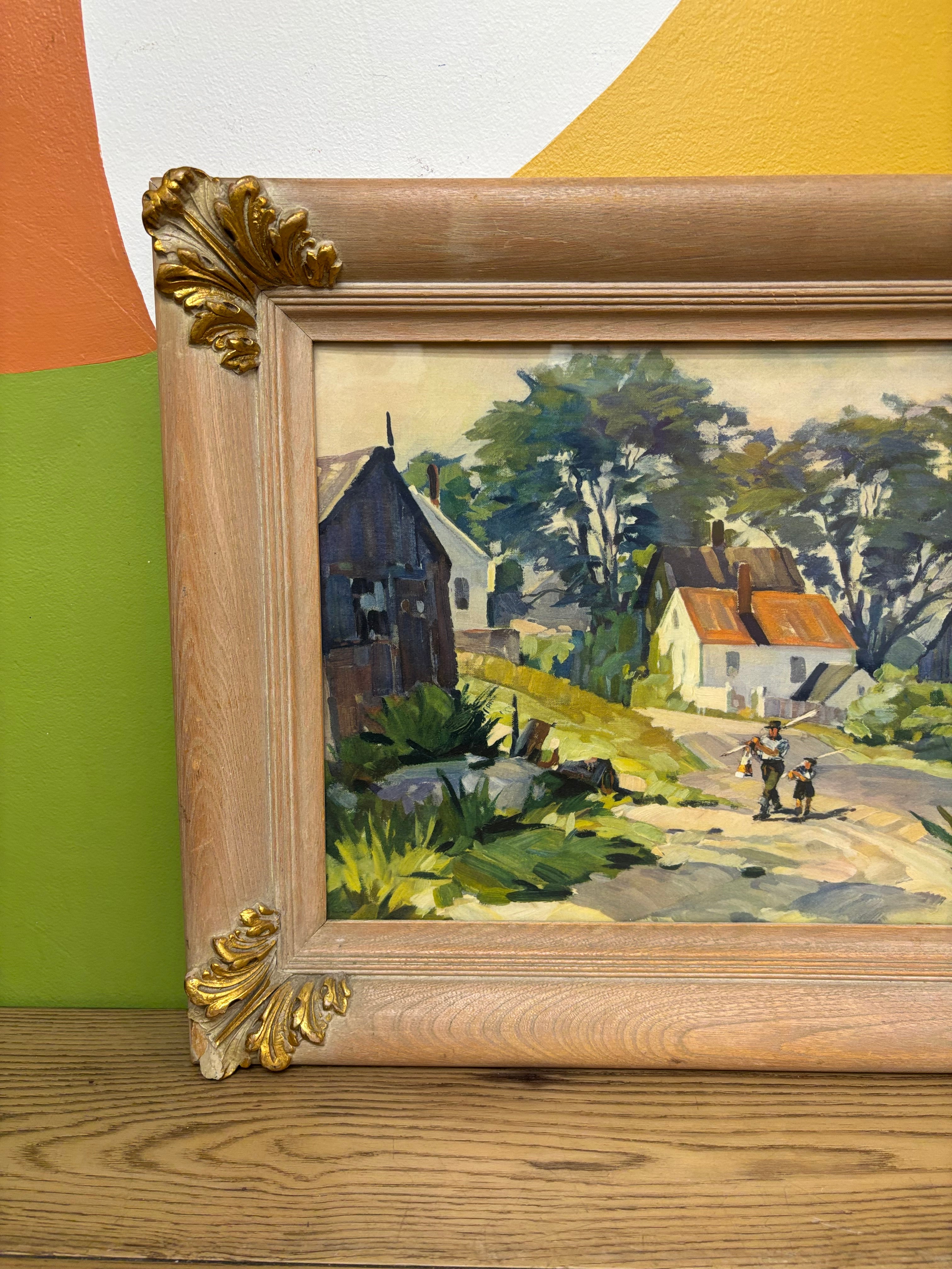 Country Holiday Framed Print by Ted Kautzky