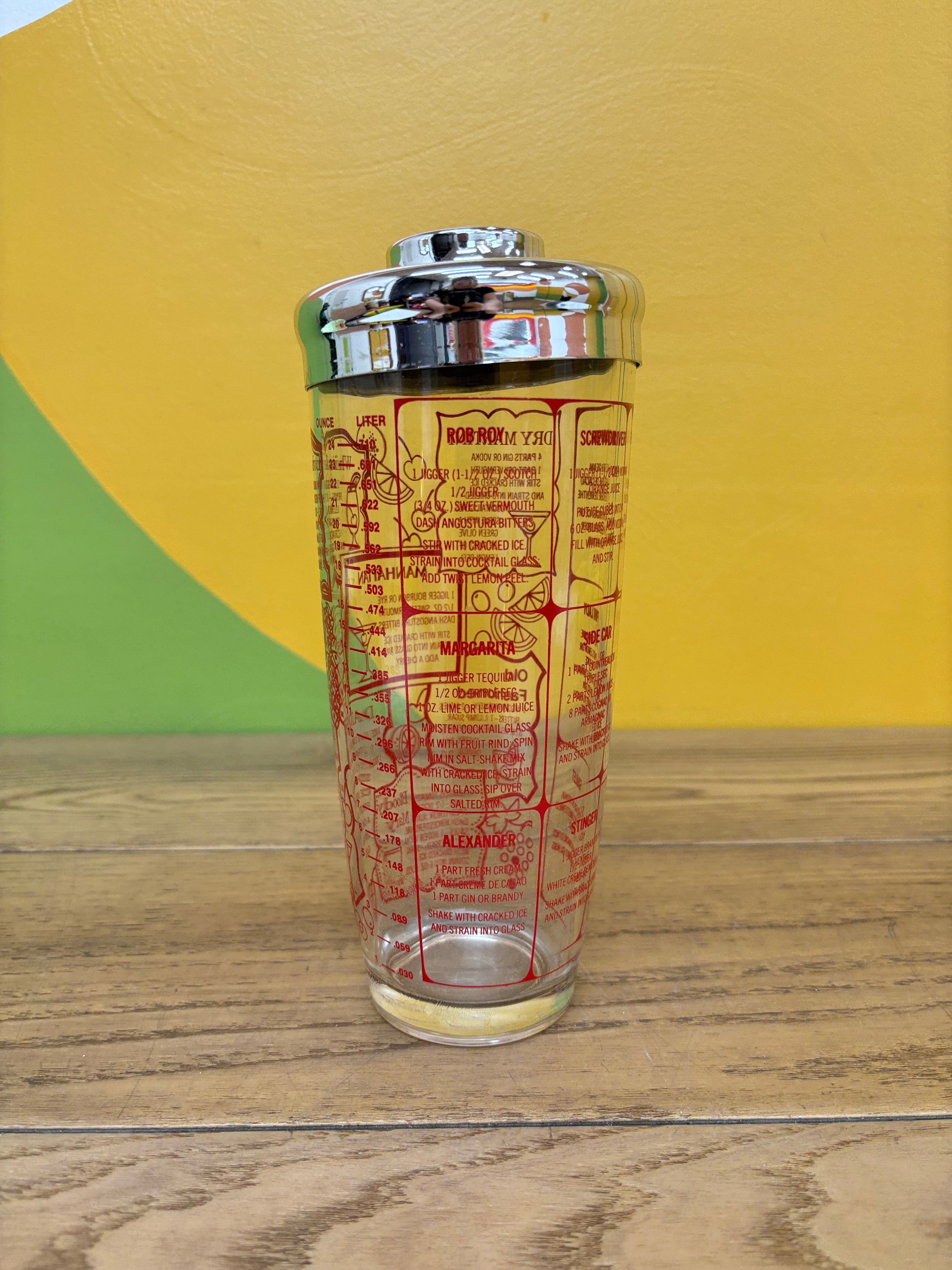 Irvinware Glass Cocktail Shaker