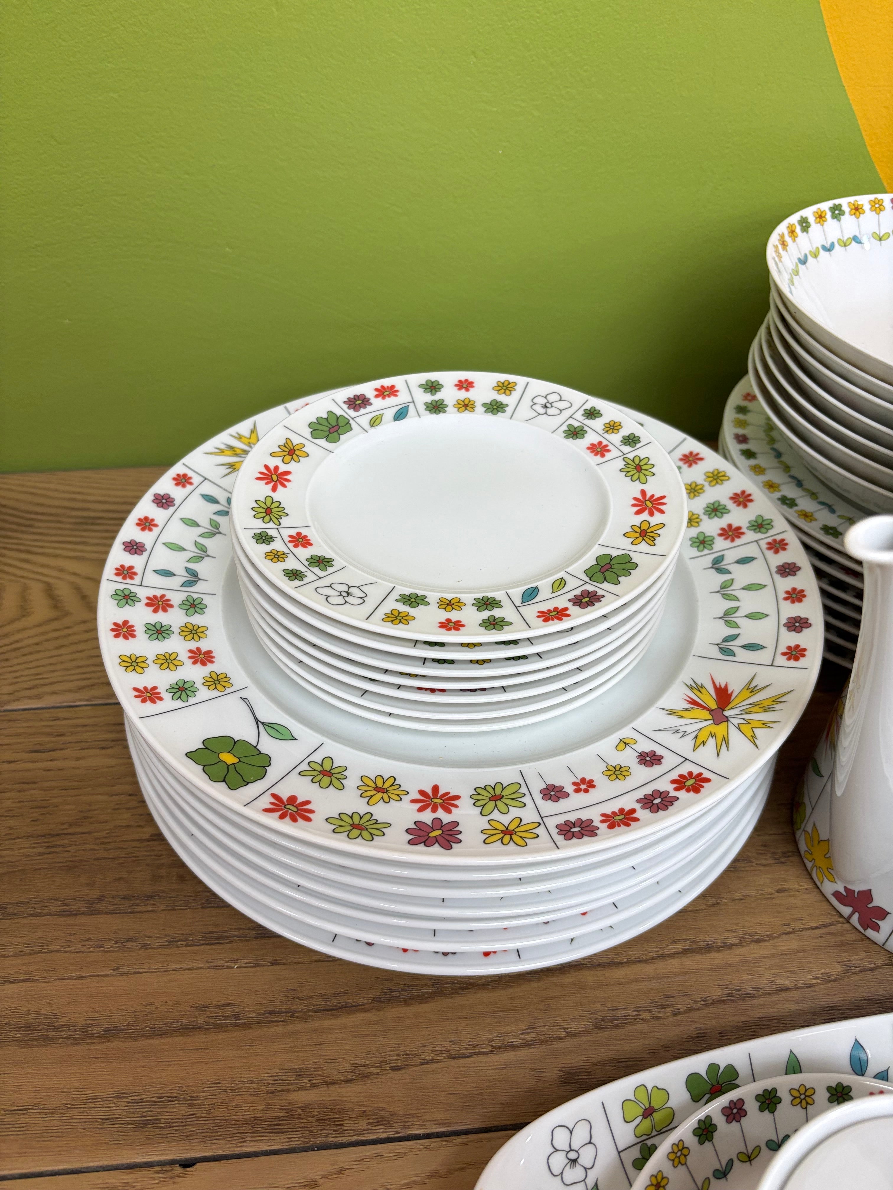 Large Piemonte Floral Set by Rosenthal