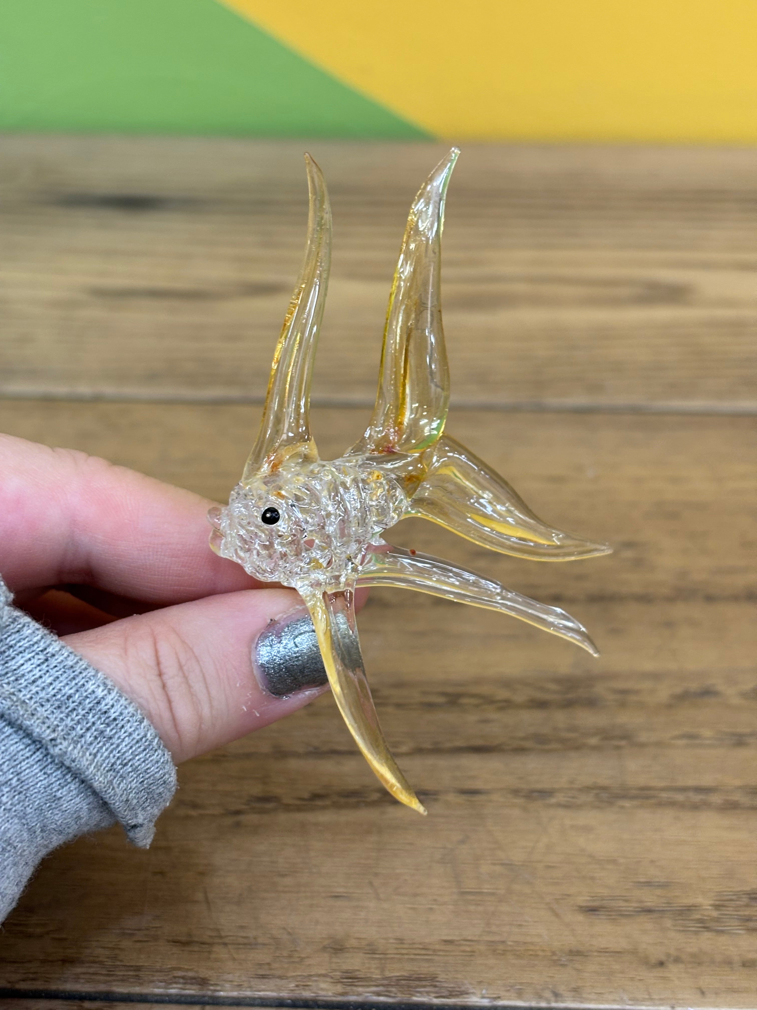 Small Hand Blown Glass Fish