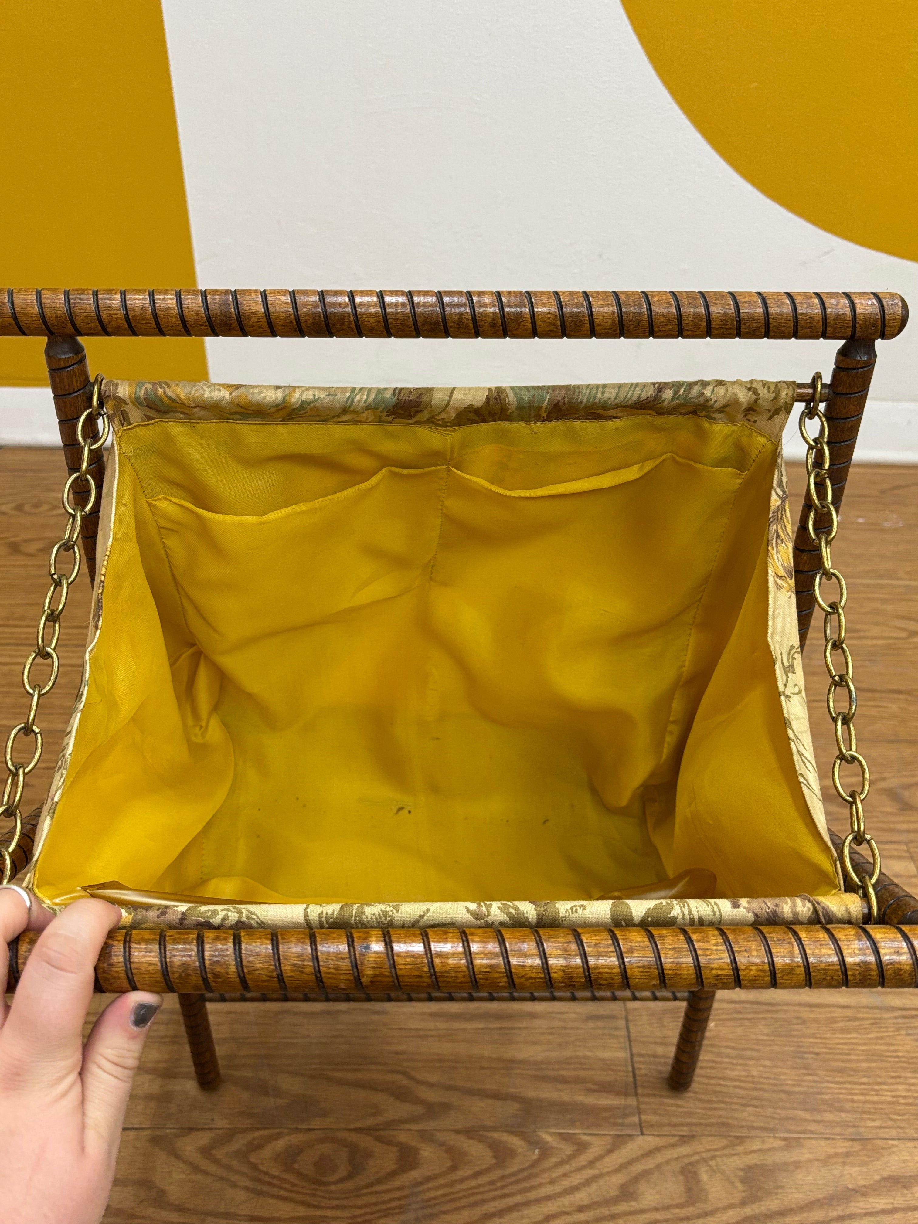 Standing Sewing Basket