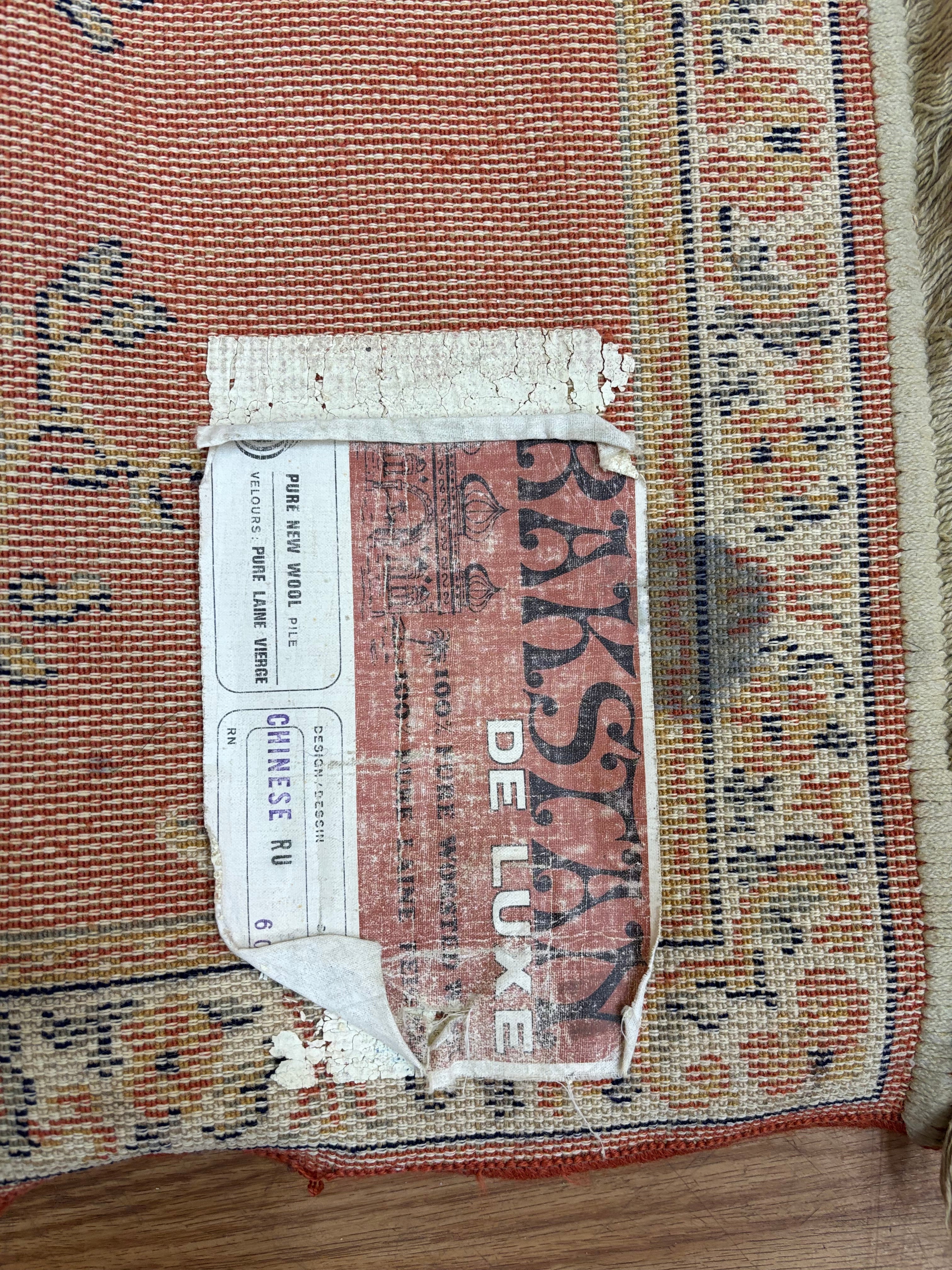 Small Orange Rug