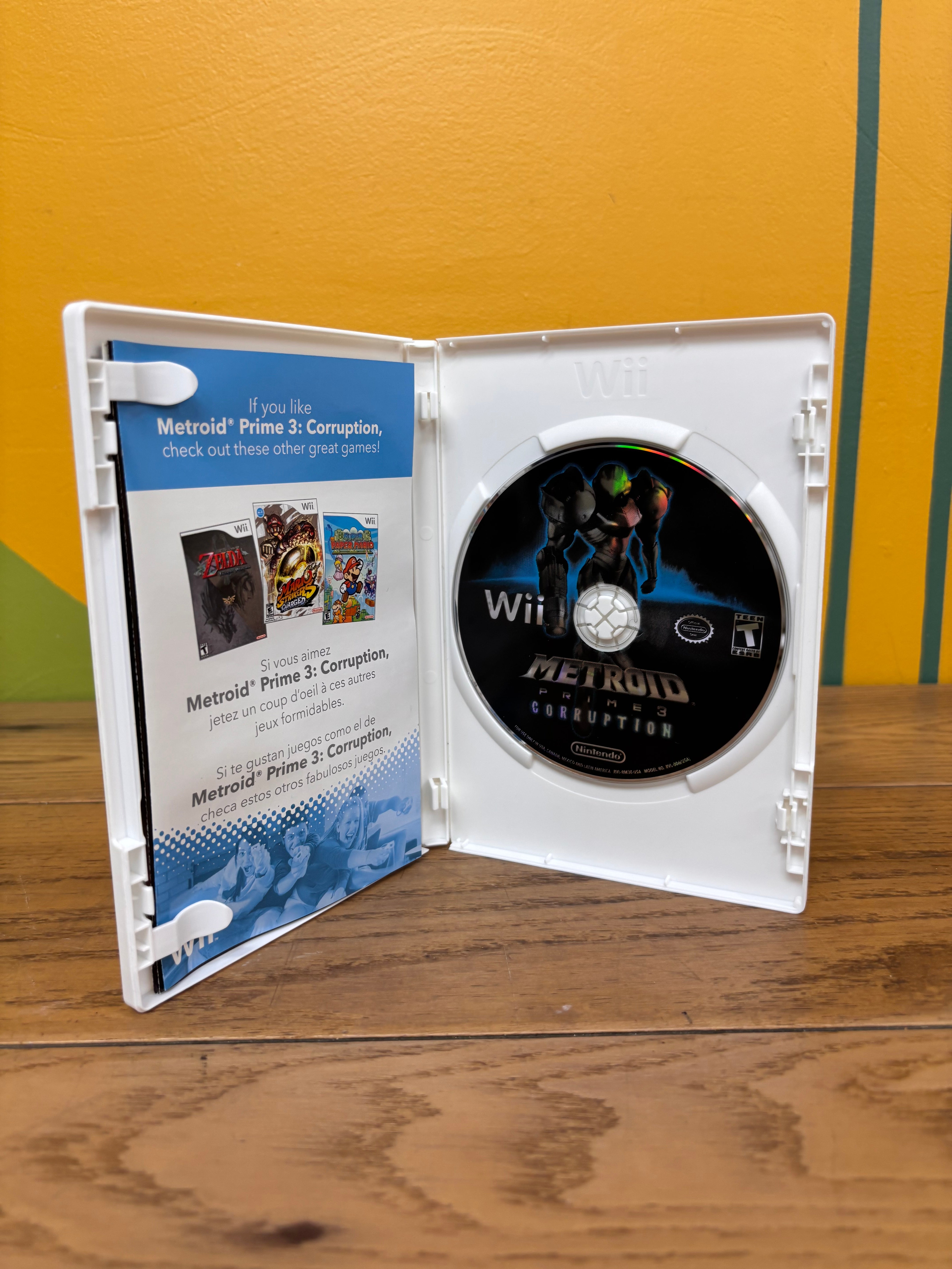 Metroid Prime 3: Corruption Nintendo Wii Game