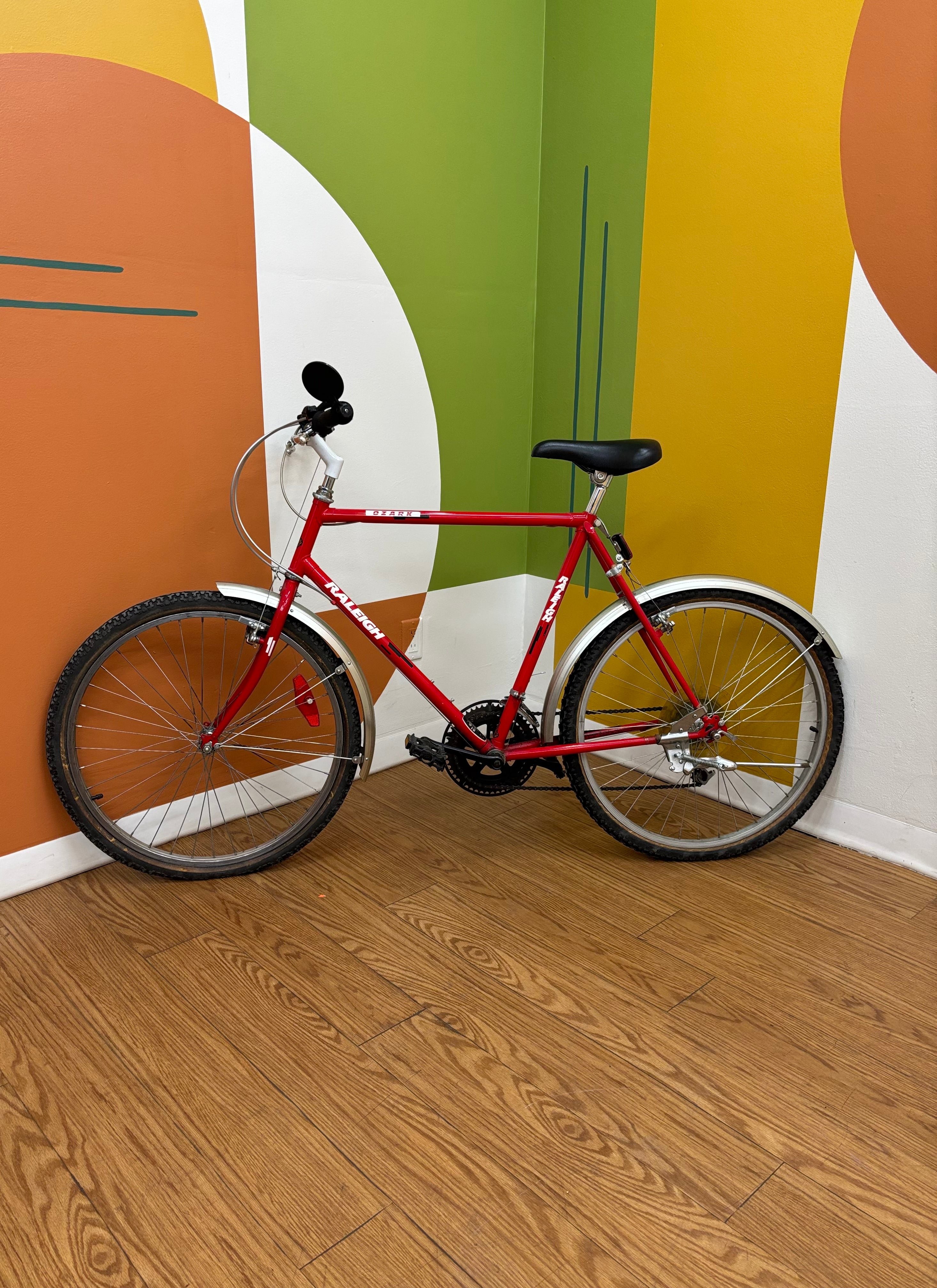 Red Raleigh Ozark Bicycle