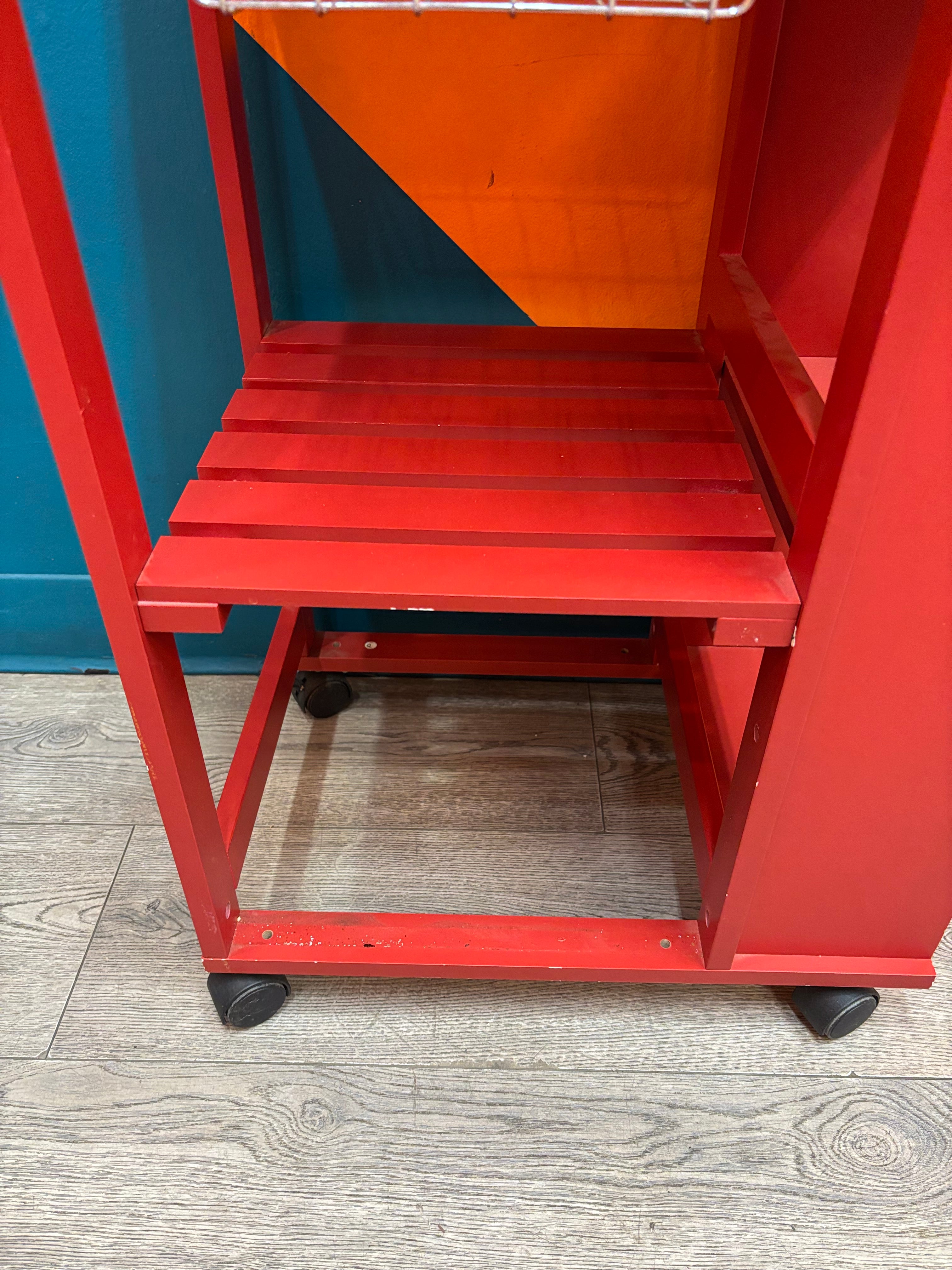 Small Wood Kitchen Cart