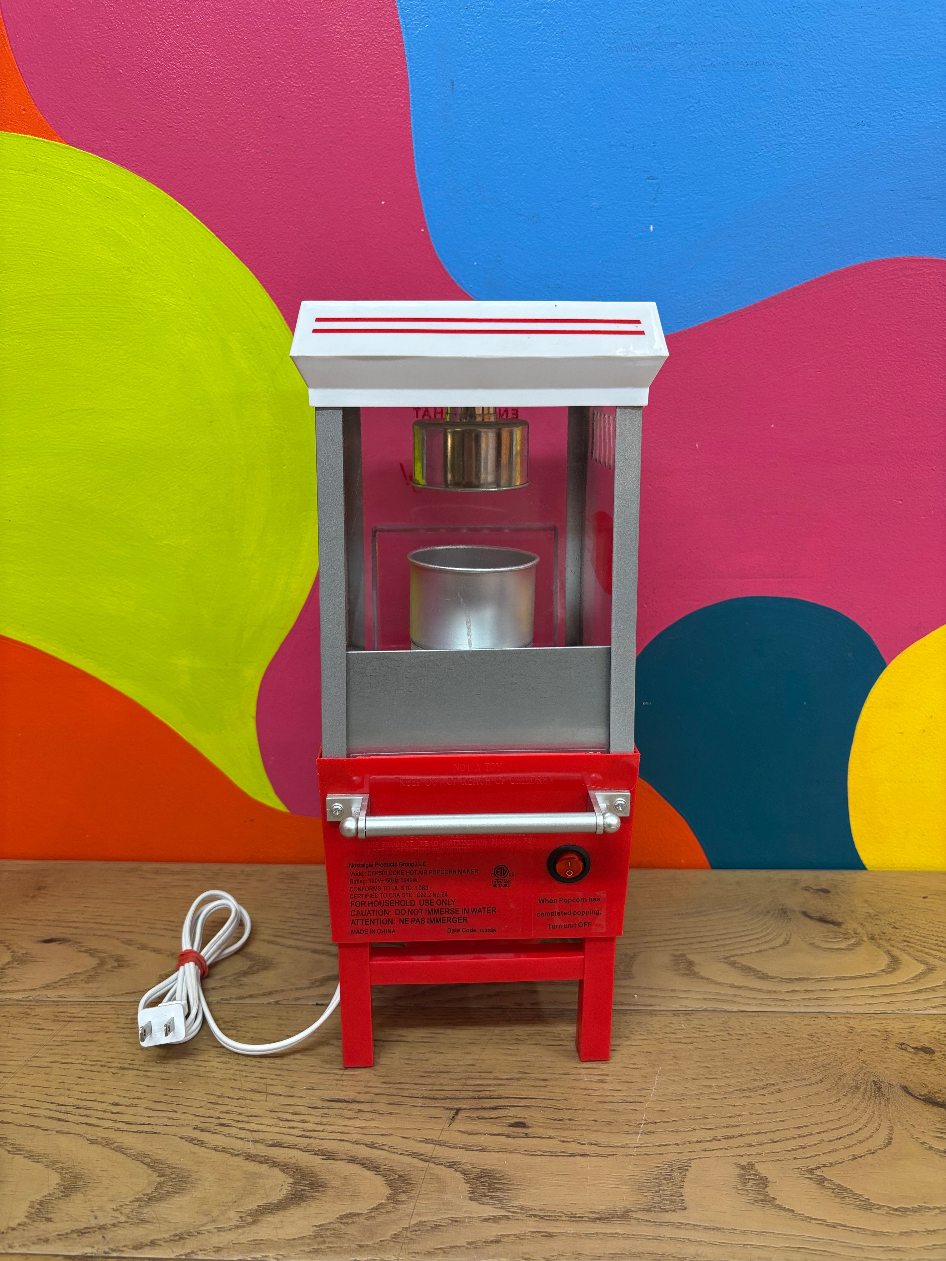 Coca Cola Popcorn Machine