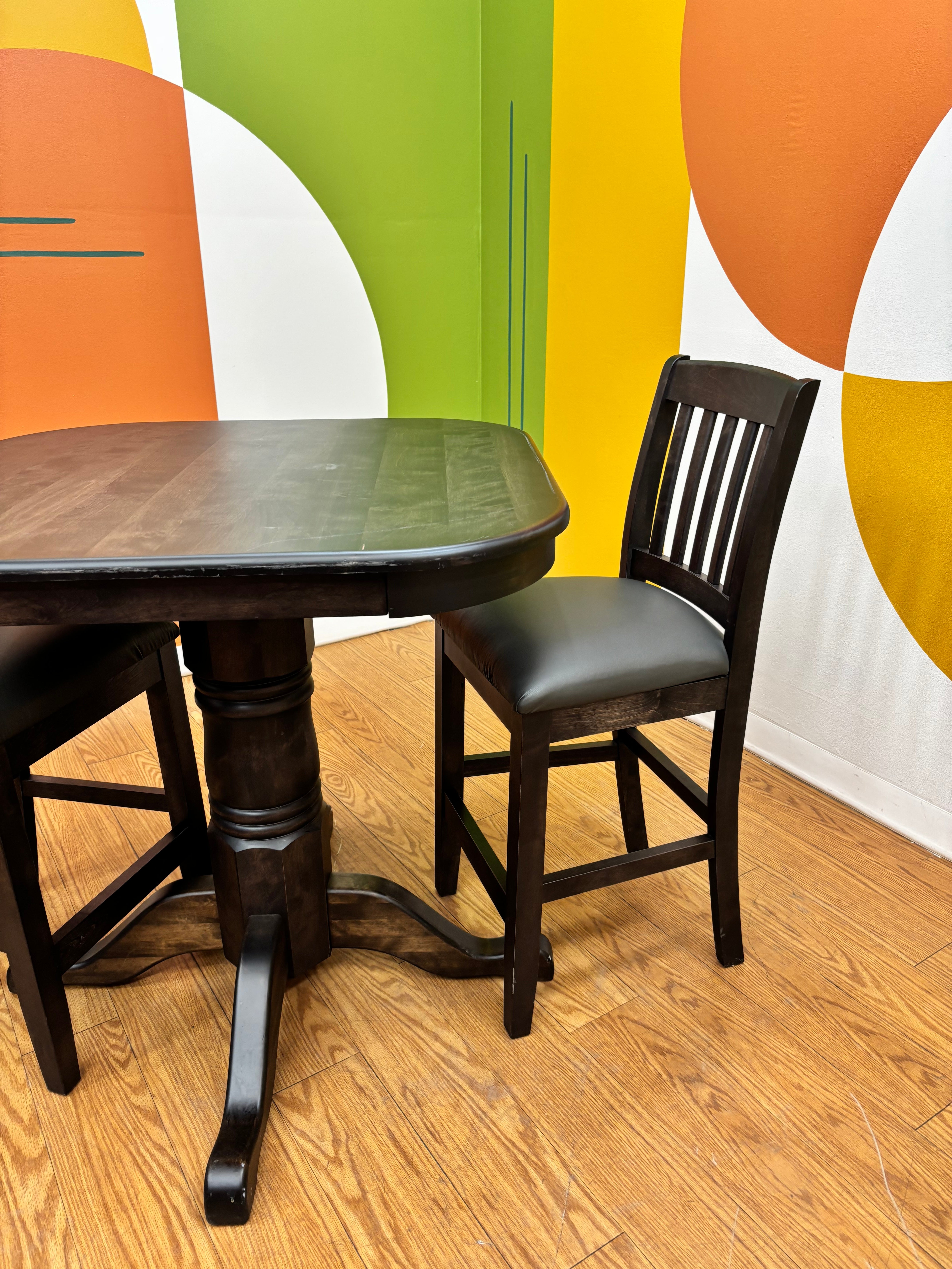 Tall Table with Matching Bar Stools