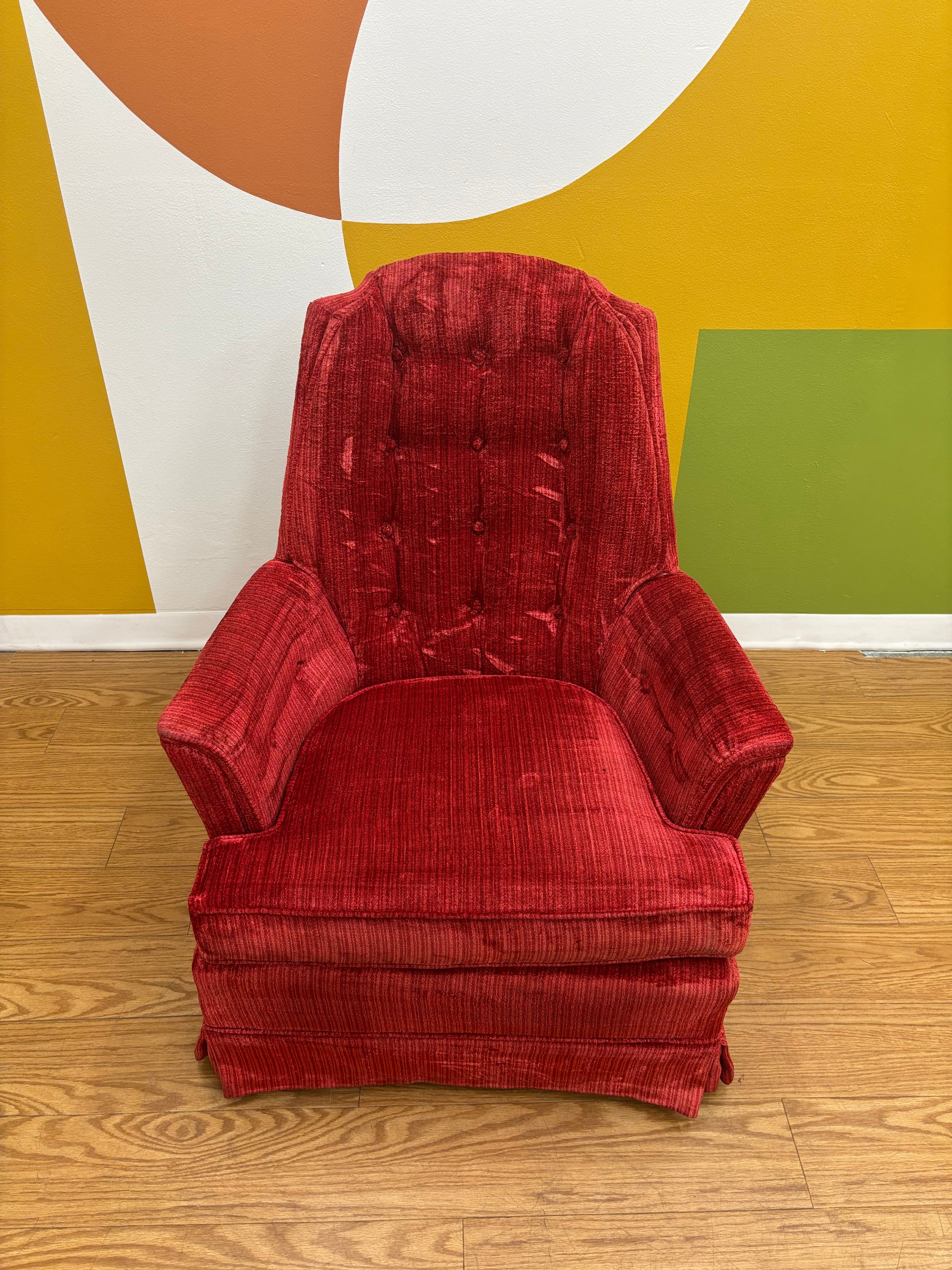 Red Accent Chair