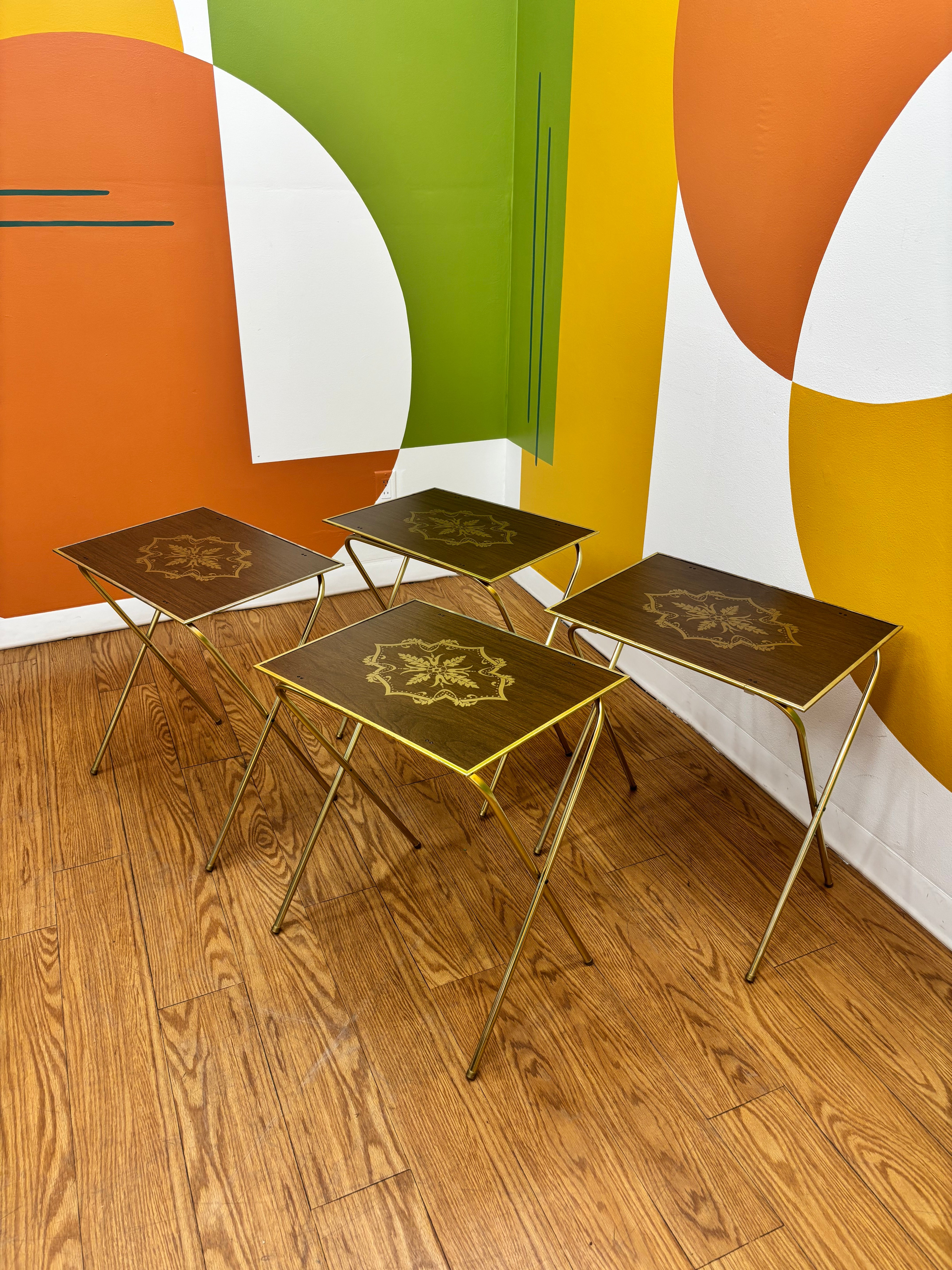 TV Tray Table Set