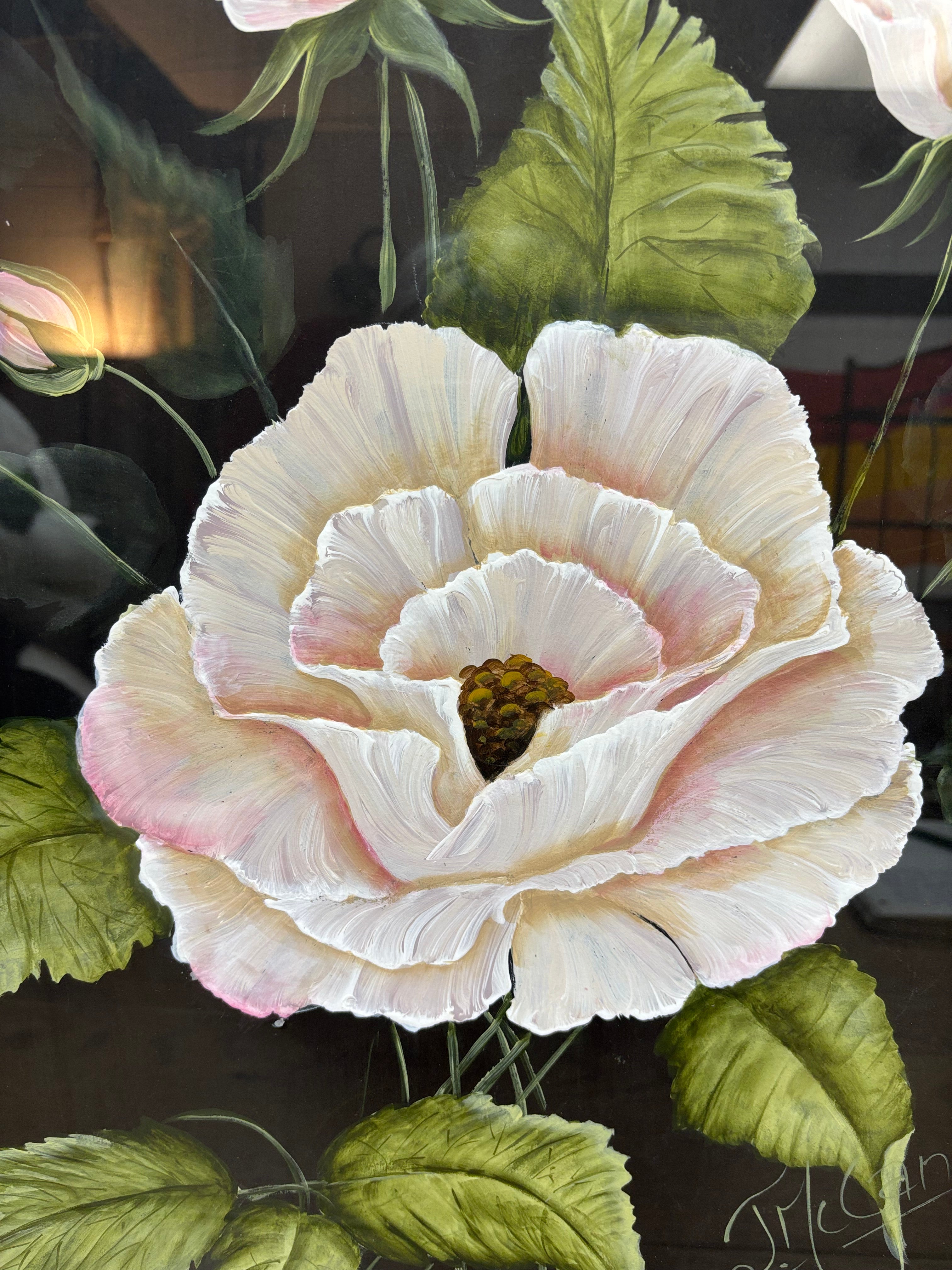 Gold Framed Flower Print