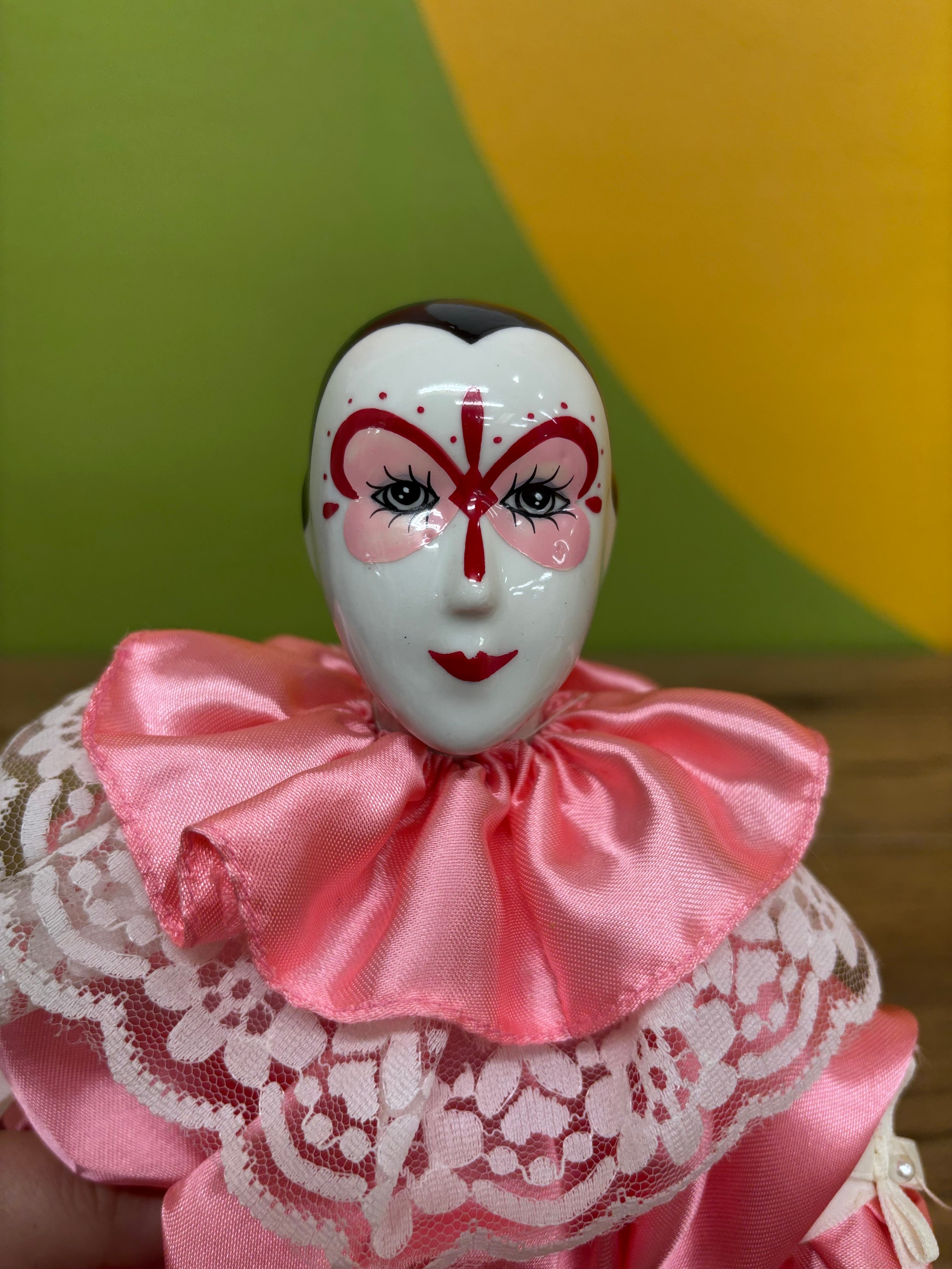 Porcelain Pierrot Doll