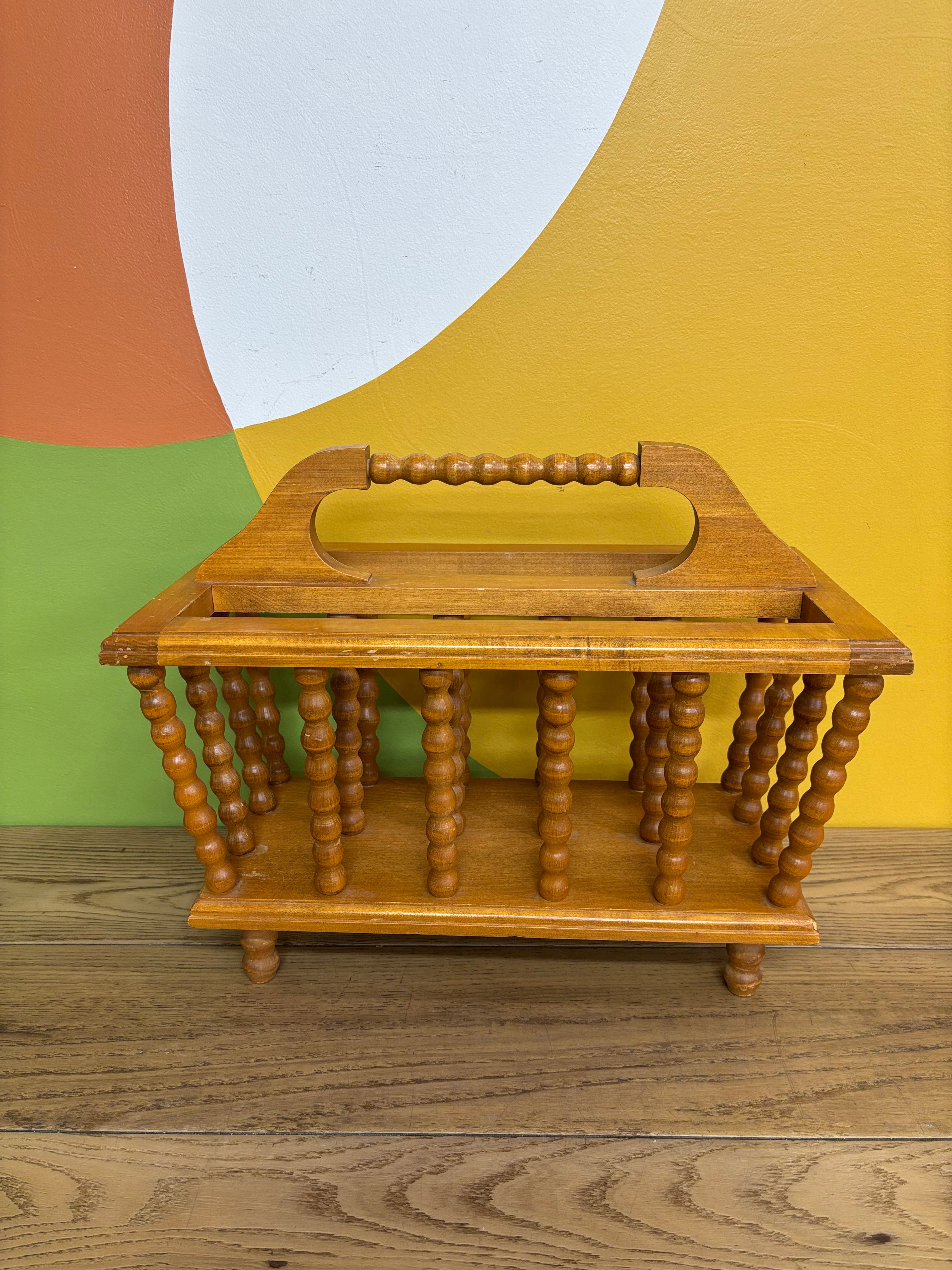 Wood Magazine Rack