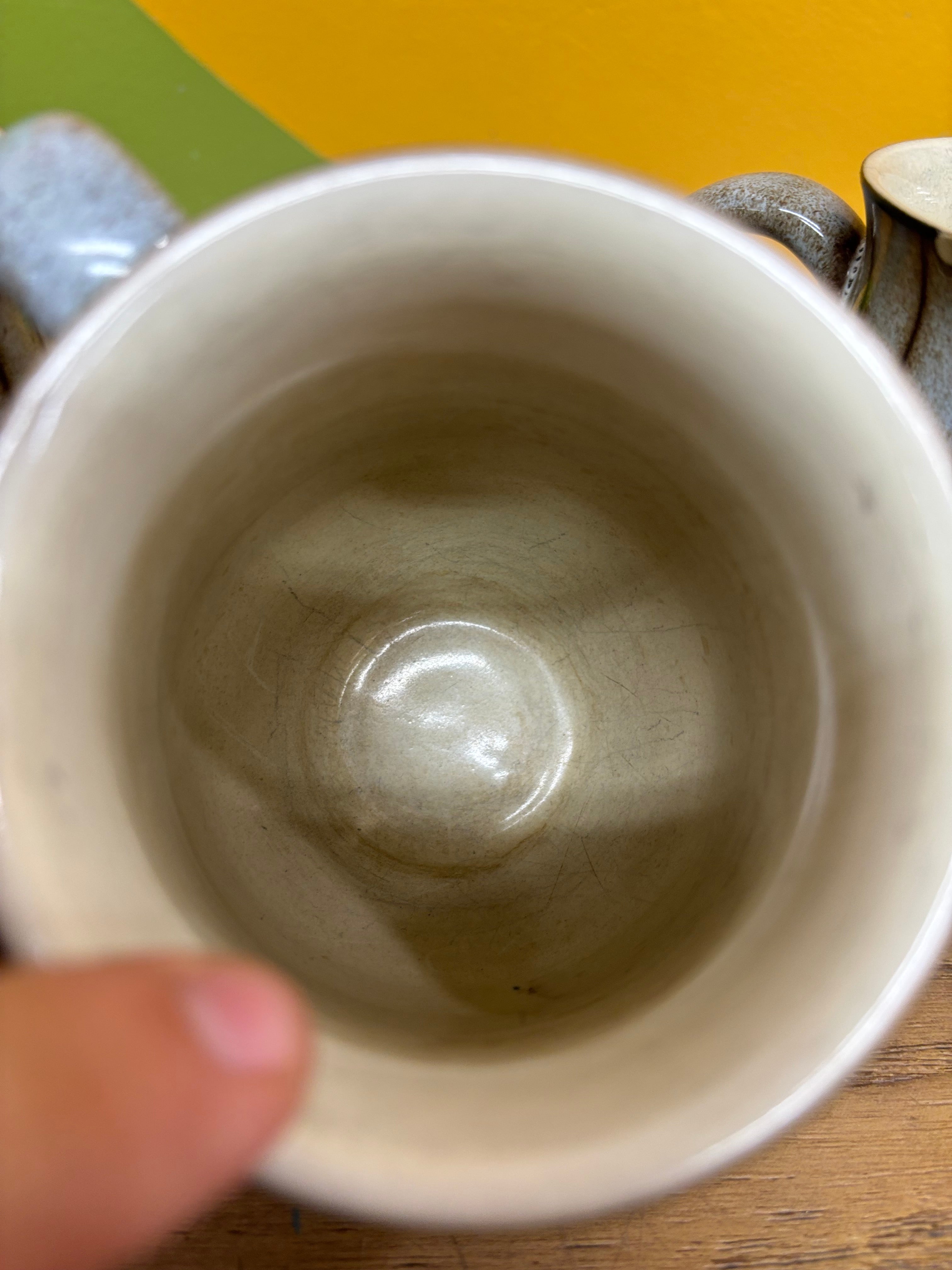 (4) Denby Studio Mugs