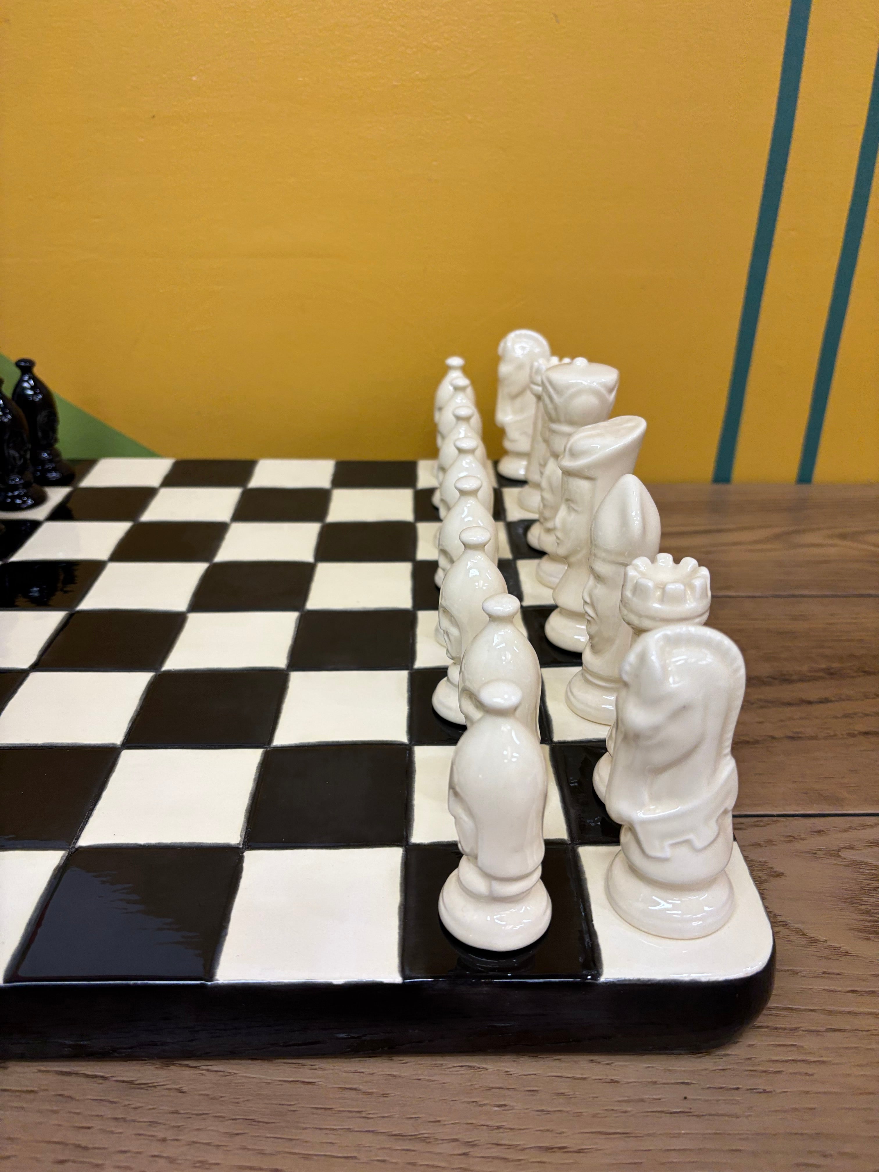 Large Ceramic Chess Board