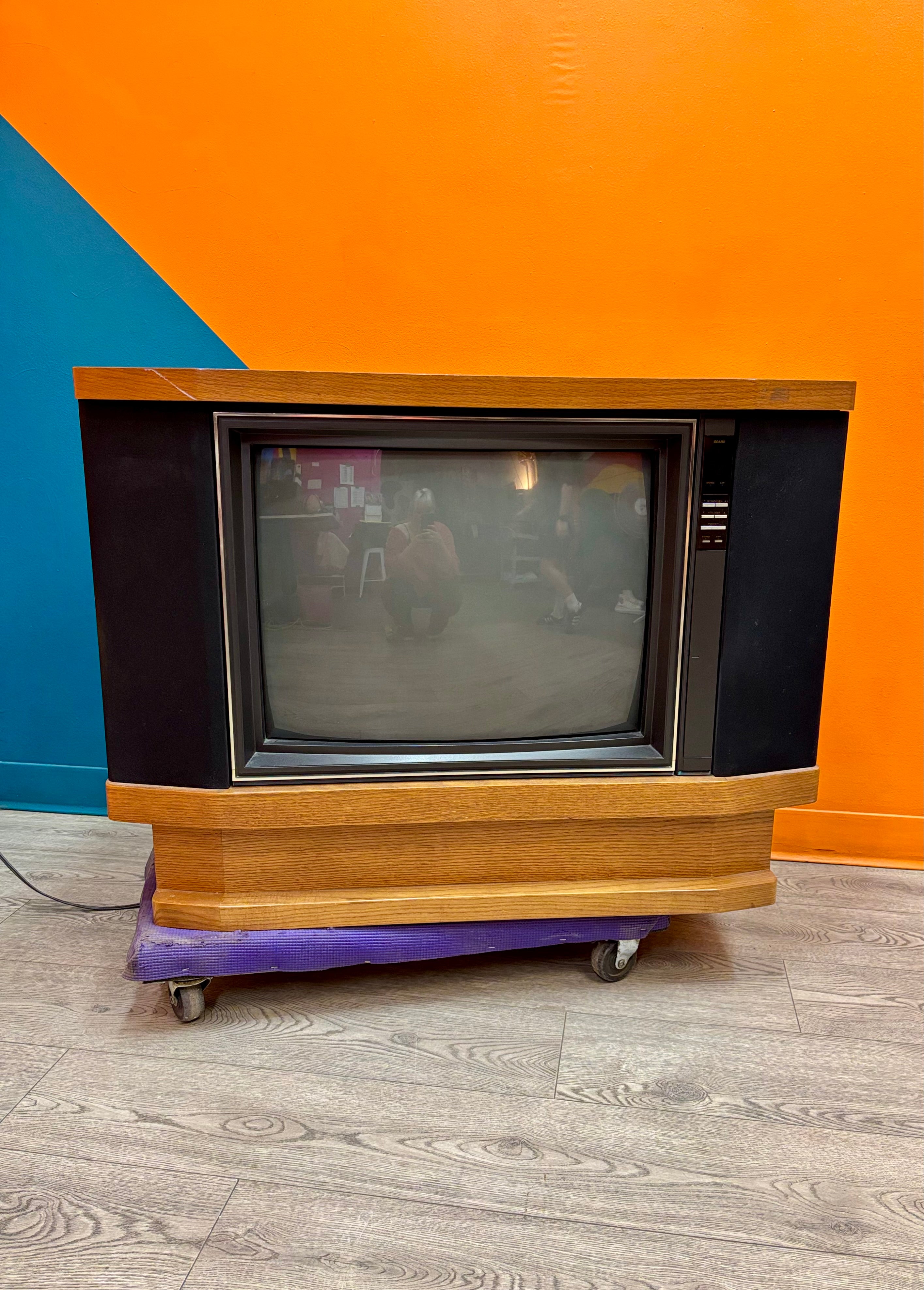 Large Console TV