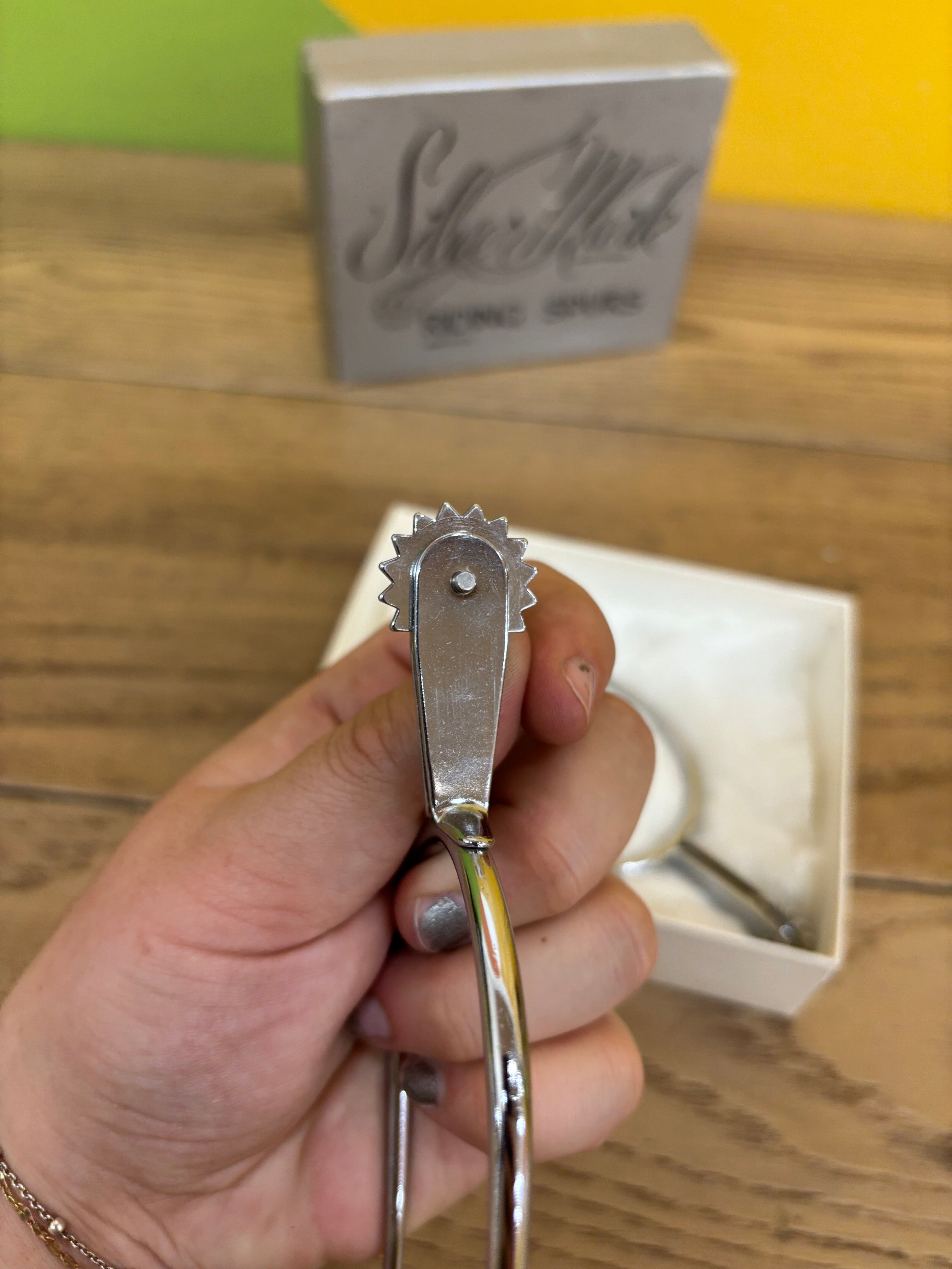 Sliver Mark Slip On Riding Spurs