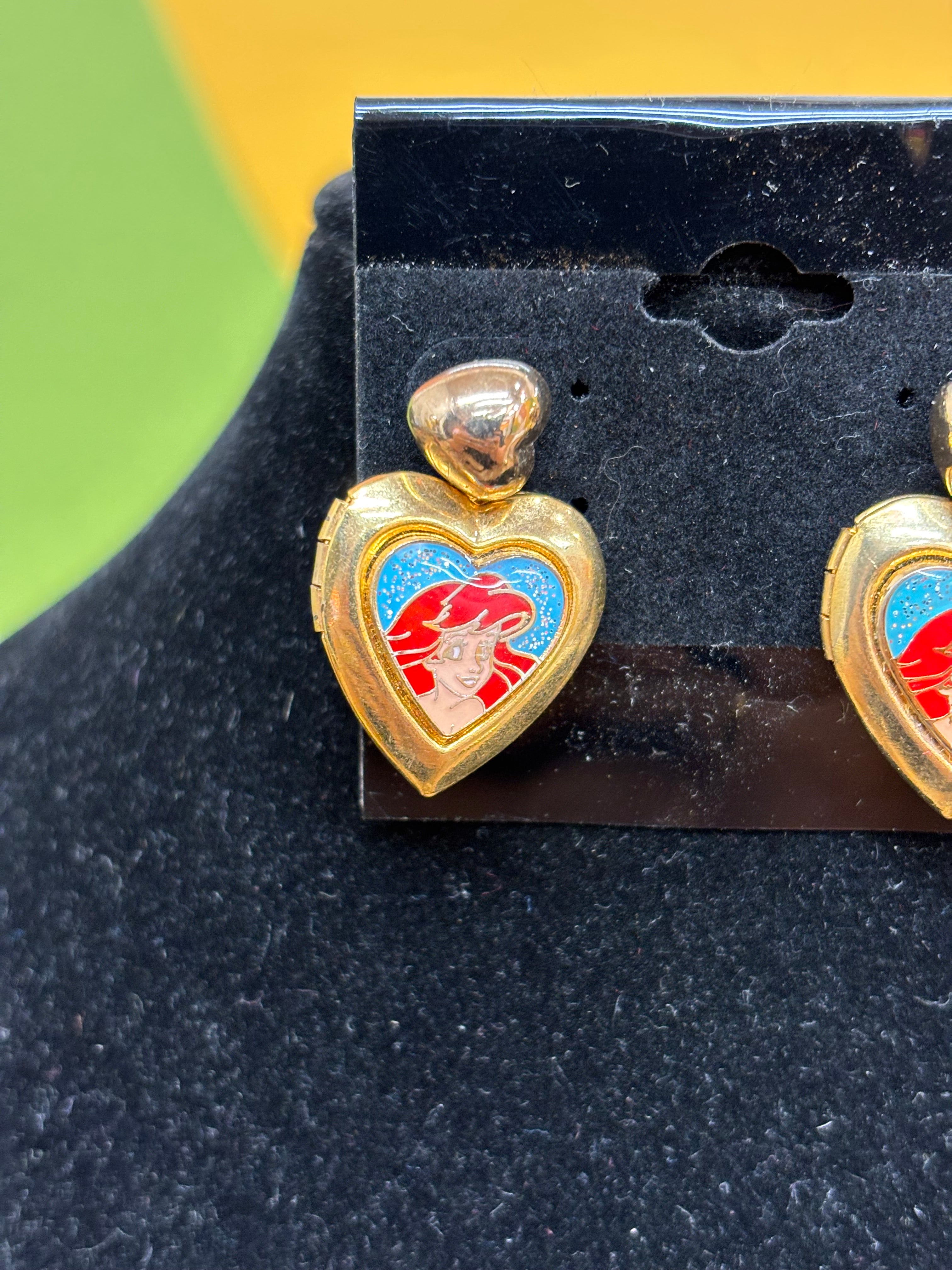 Little Mermaid Locket Earrings