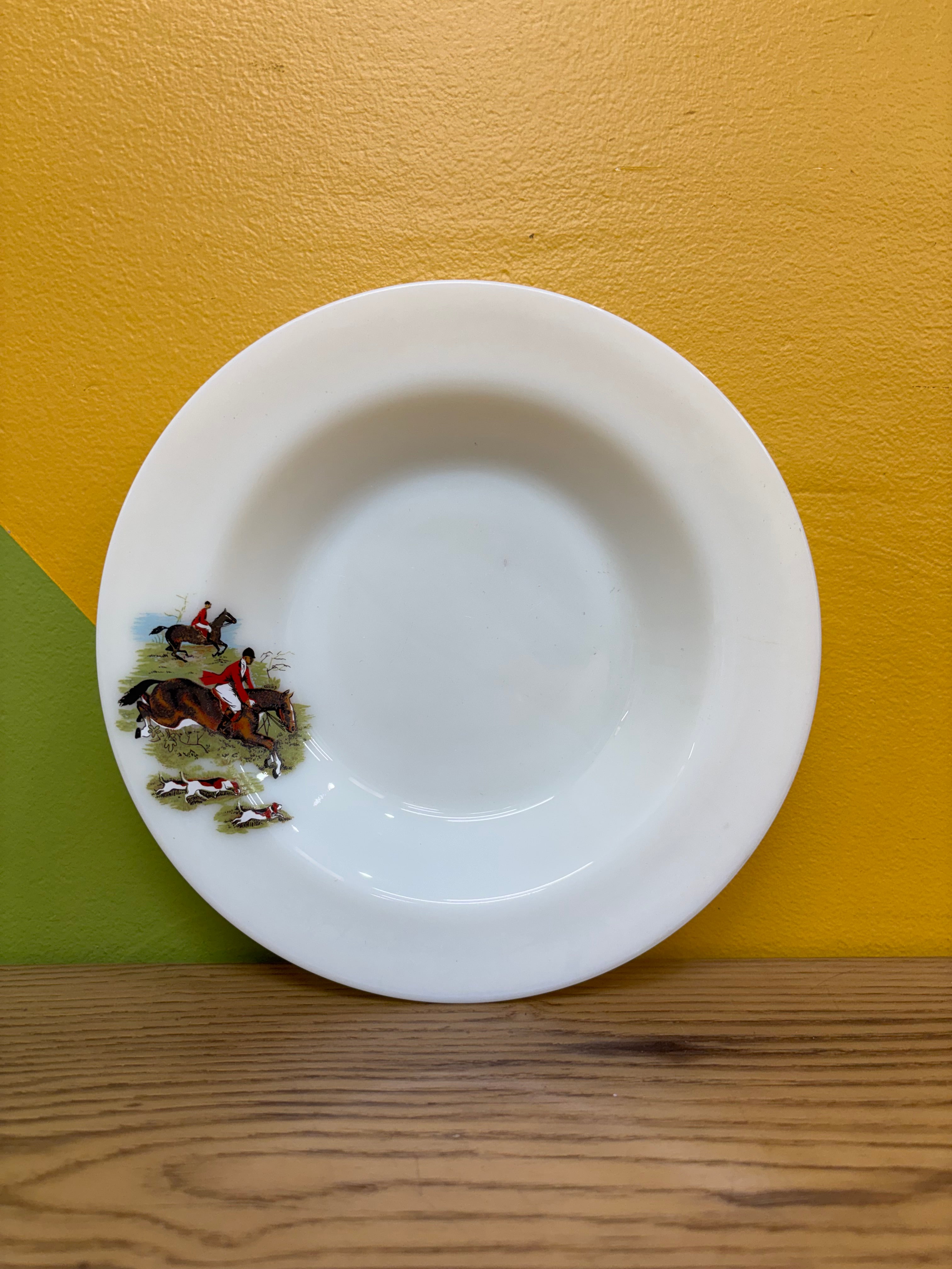 Set of 4 J&J Hunting Scene Bowls